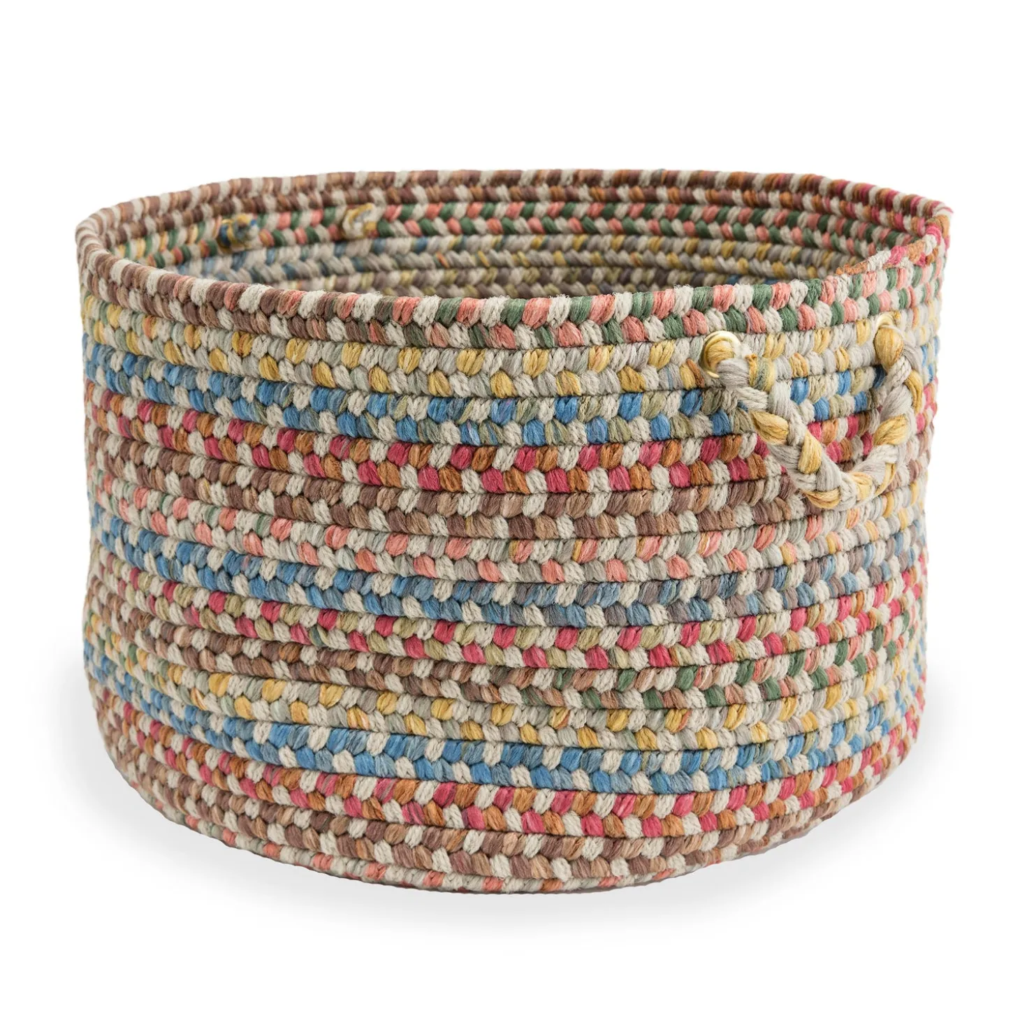 Chests & Storage Cabinets | Canisters & Storage>Plow & Hearth Afton Mountain Indoor/Outdoor Polypropylene Braided Basket with Handles