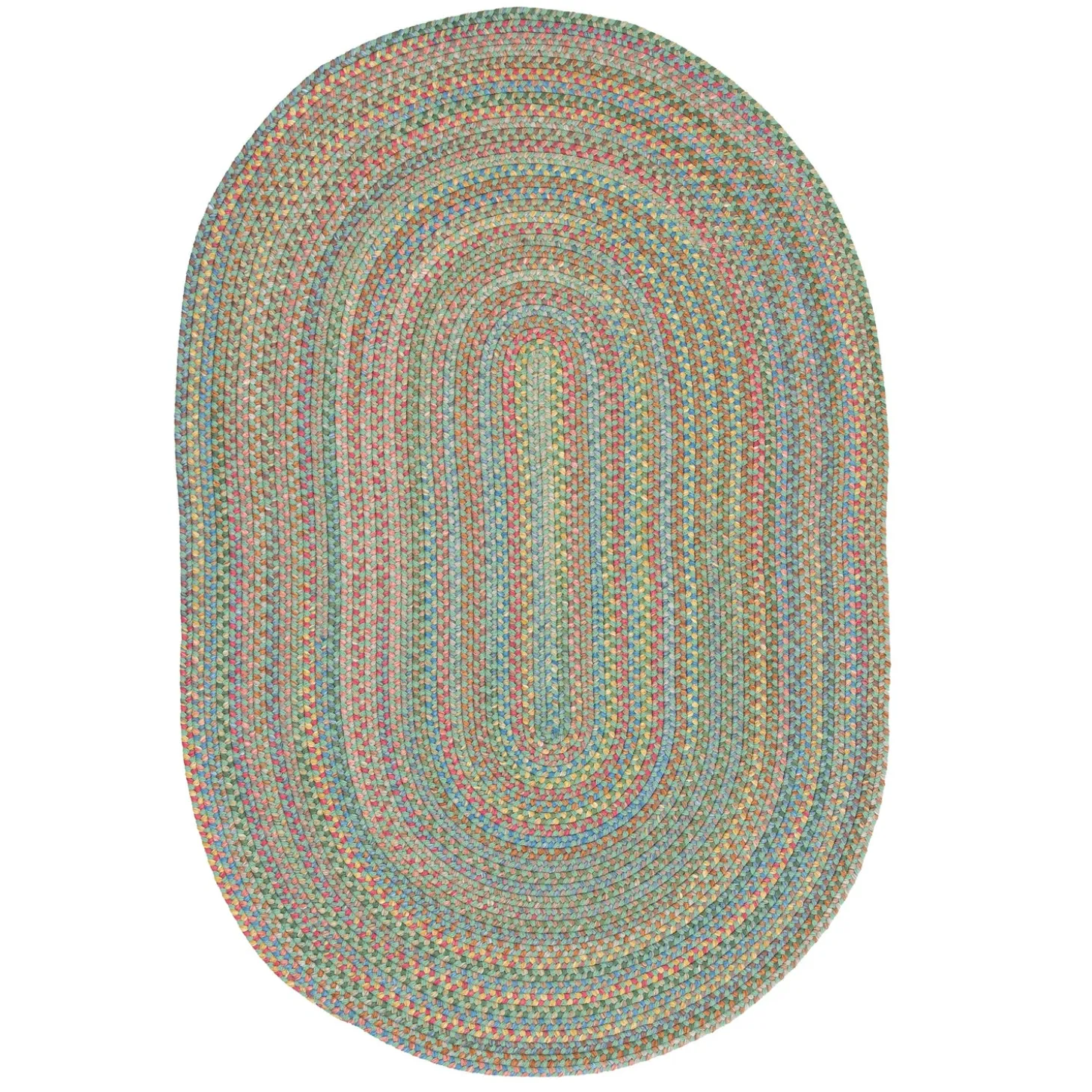 Area Rugs>Plow & Hearth Afton Mountain Indoor/Outdoor Polypropylene Braided Rug, 2' x 3'