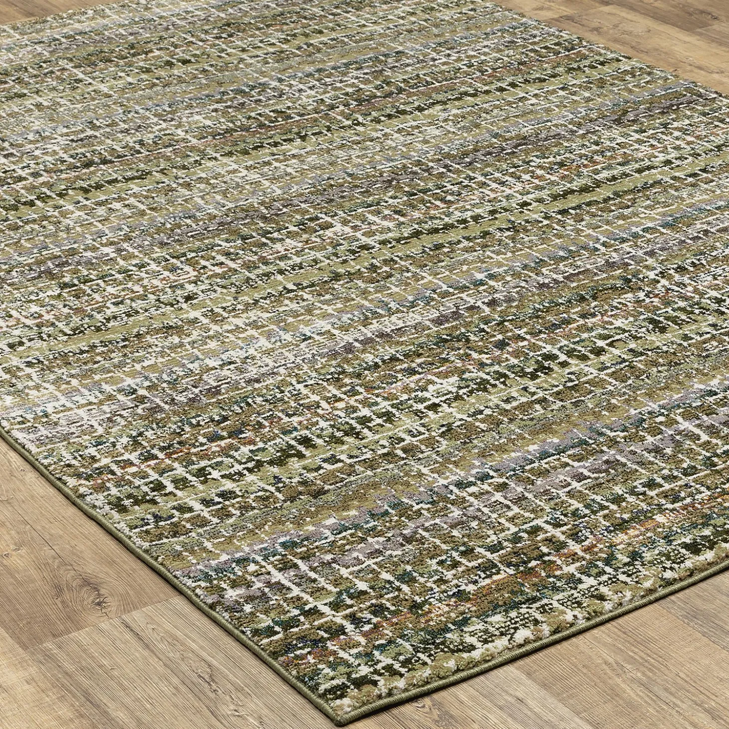 Area Rugs>Plow & Hearth Ashland Colorcast Synthetic Blend Indoor Rug, 3'3" x 5'2"