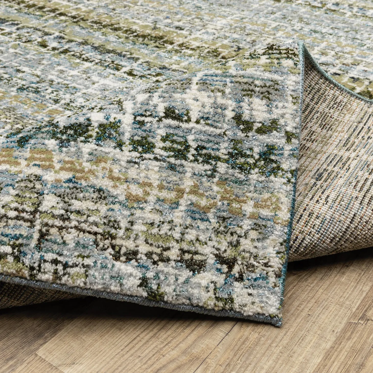 Area Rugs>Plow & Hearth Ashland Colorcast Synthetic Blend Indoor Rug, 3'3" x 5'2"