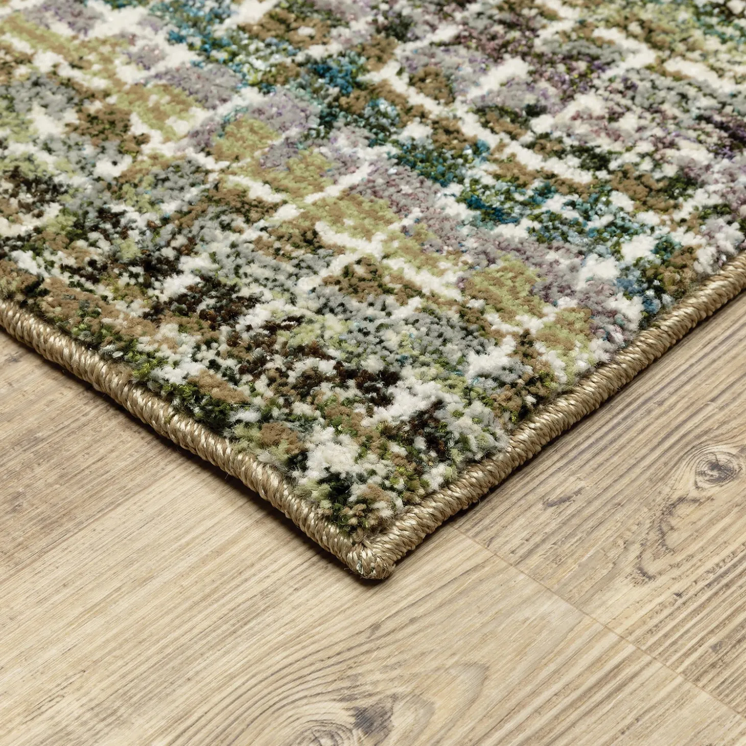 Area Rugs>Plow & Hearth Ashland Colorcast Synthetic Blend Indoor Rug, 3'3" x 5'2"