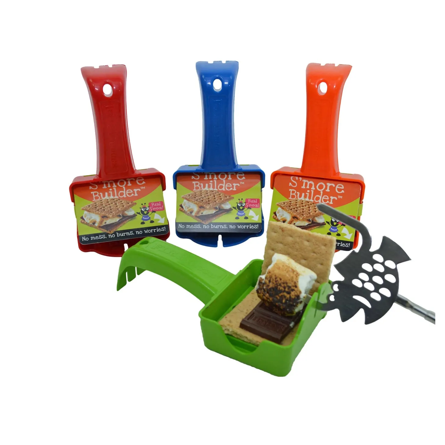 Fire Pits | Fire Pits>Plow & Hearth Campfire Fun Pak with Roasting Sticks and S'More Builder