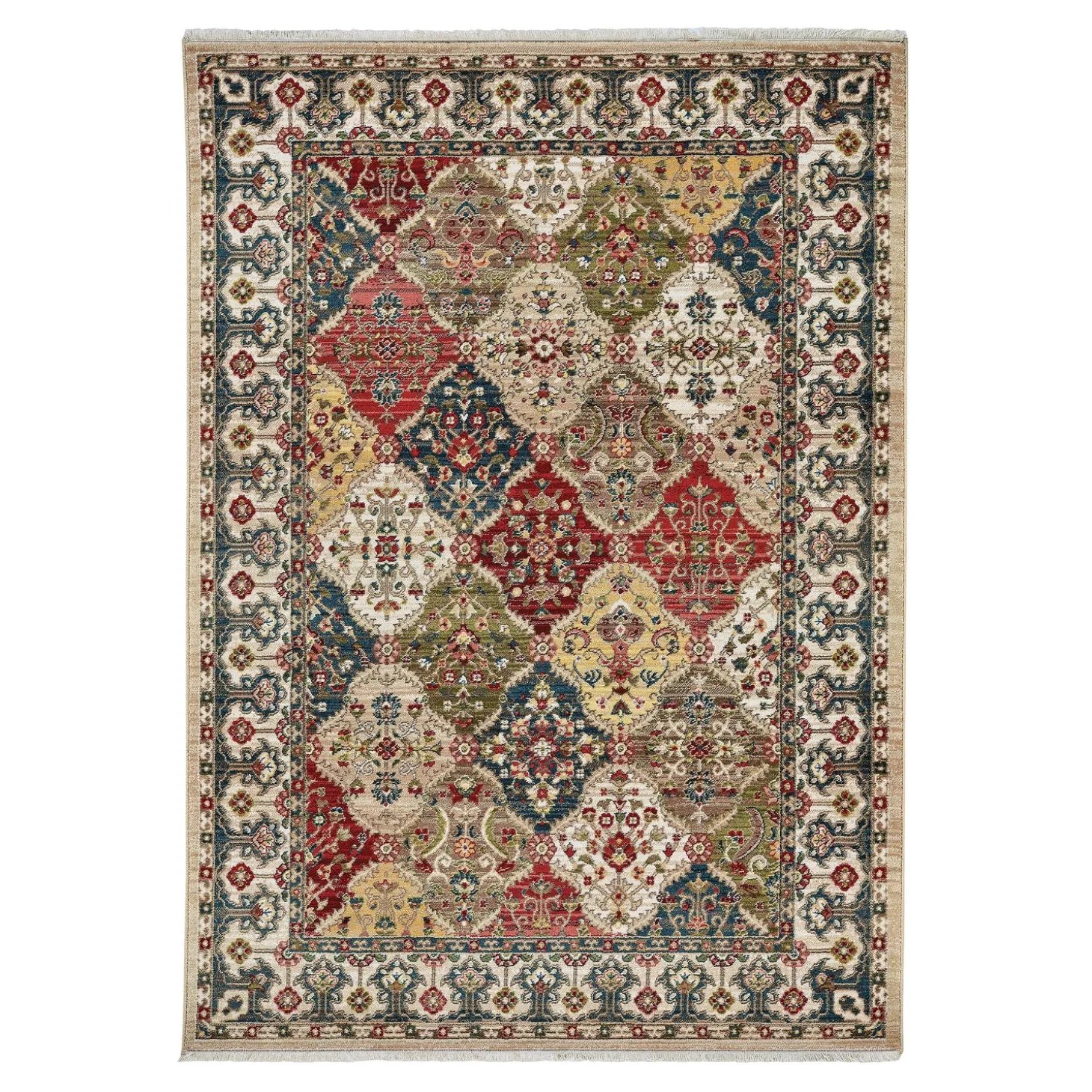 Area Rugs>Plow & Hearth Chelsea Panel Polypropylene Rug, 8' x 10'