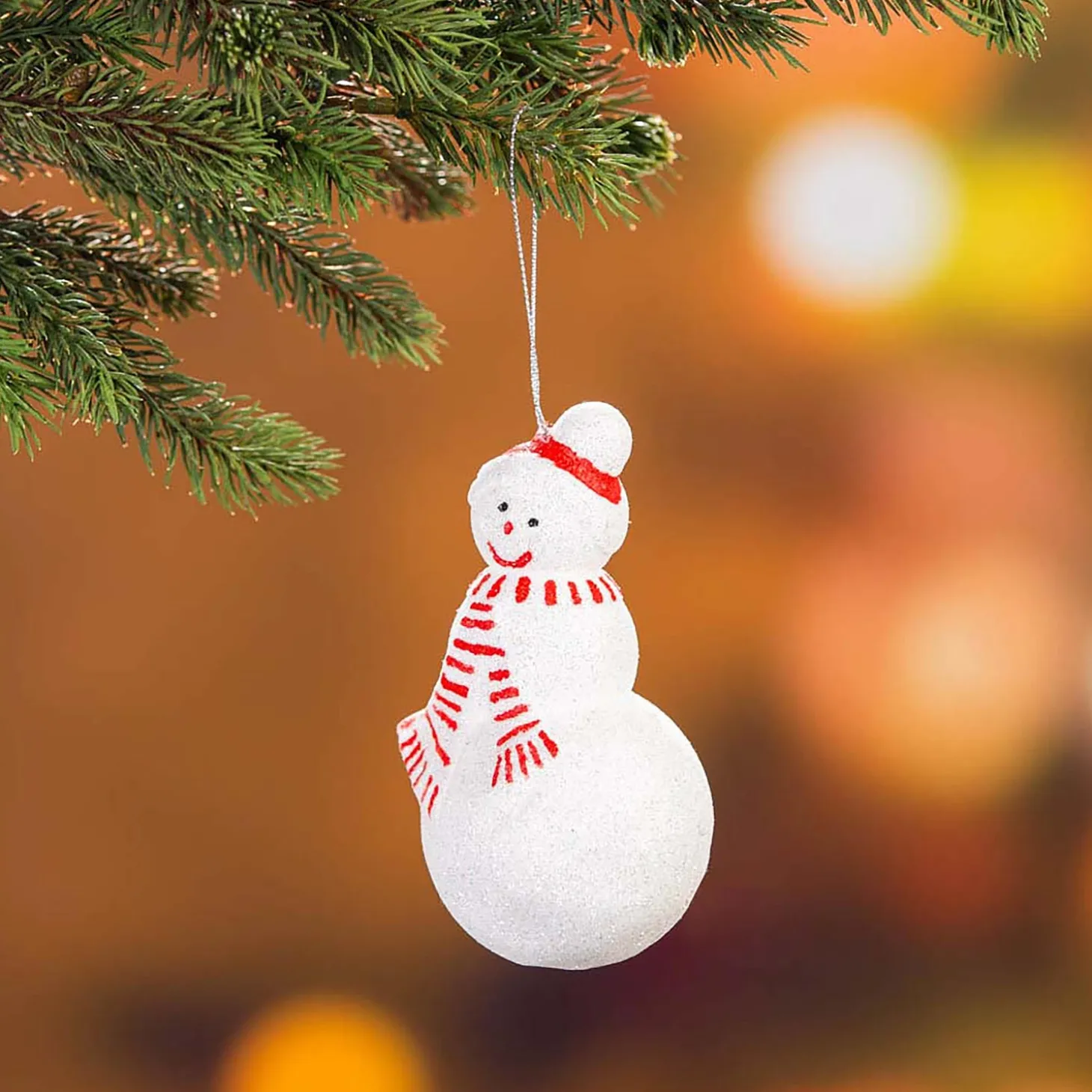 Lighted Trees & Garlands>Plow & Hearth Classic Cardinal Complete Christmas Tree Kit with 250 Lights and 140 Decorations, 7½'H