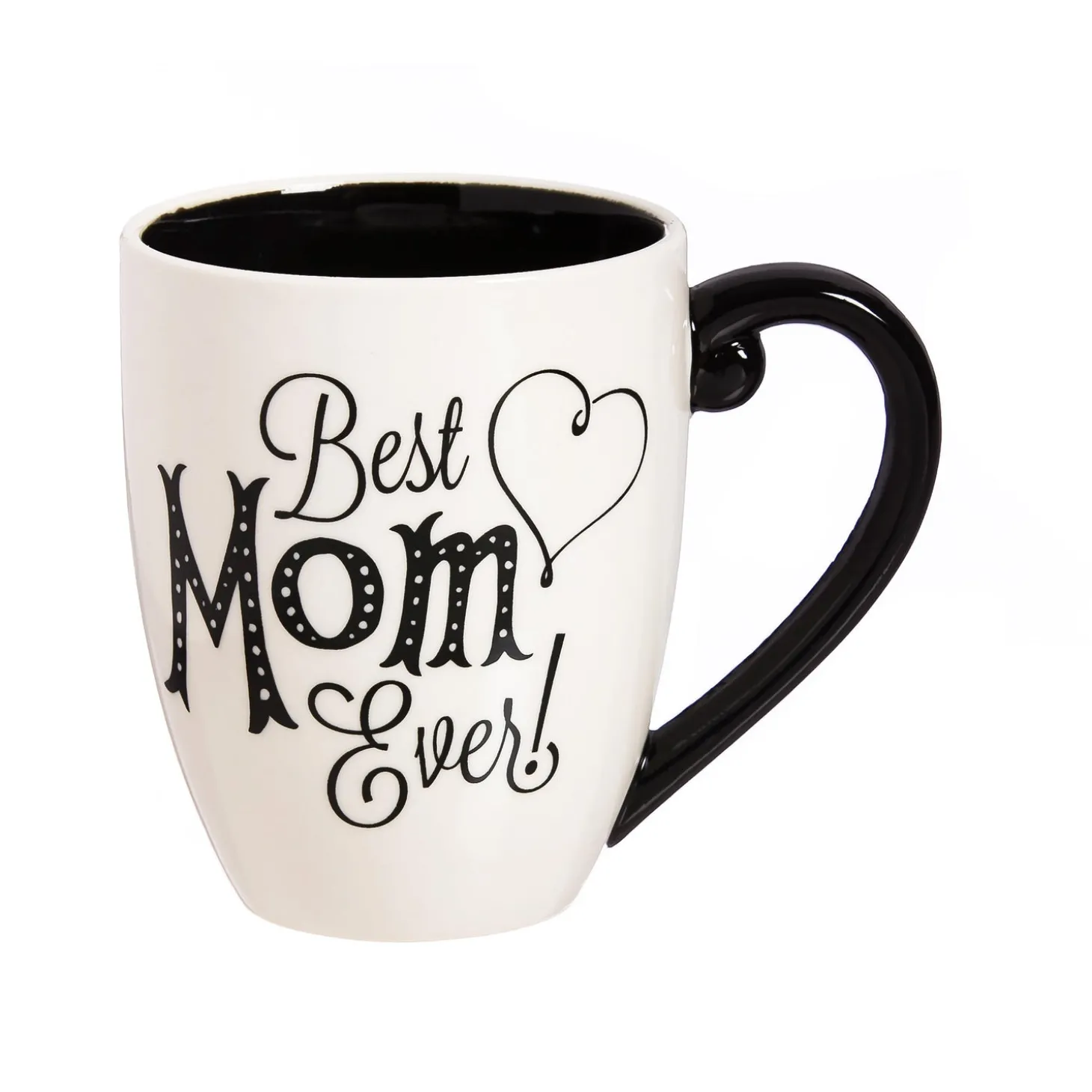 Coffee & Tea Cups>Plow & Hearth Coffee Cup Ceramic Cup O' Java, Best Mom Ever, 17oz, Gift Box