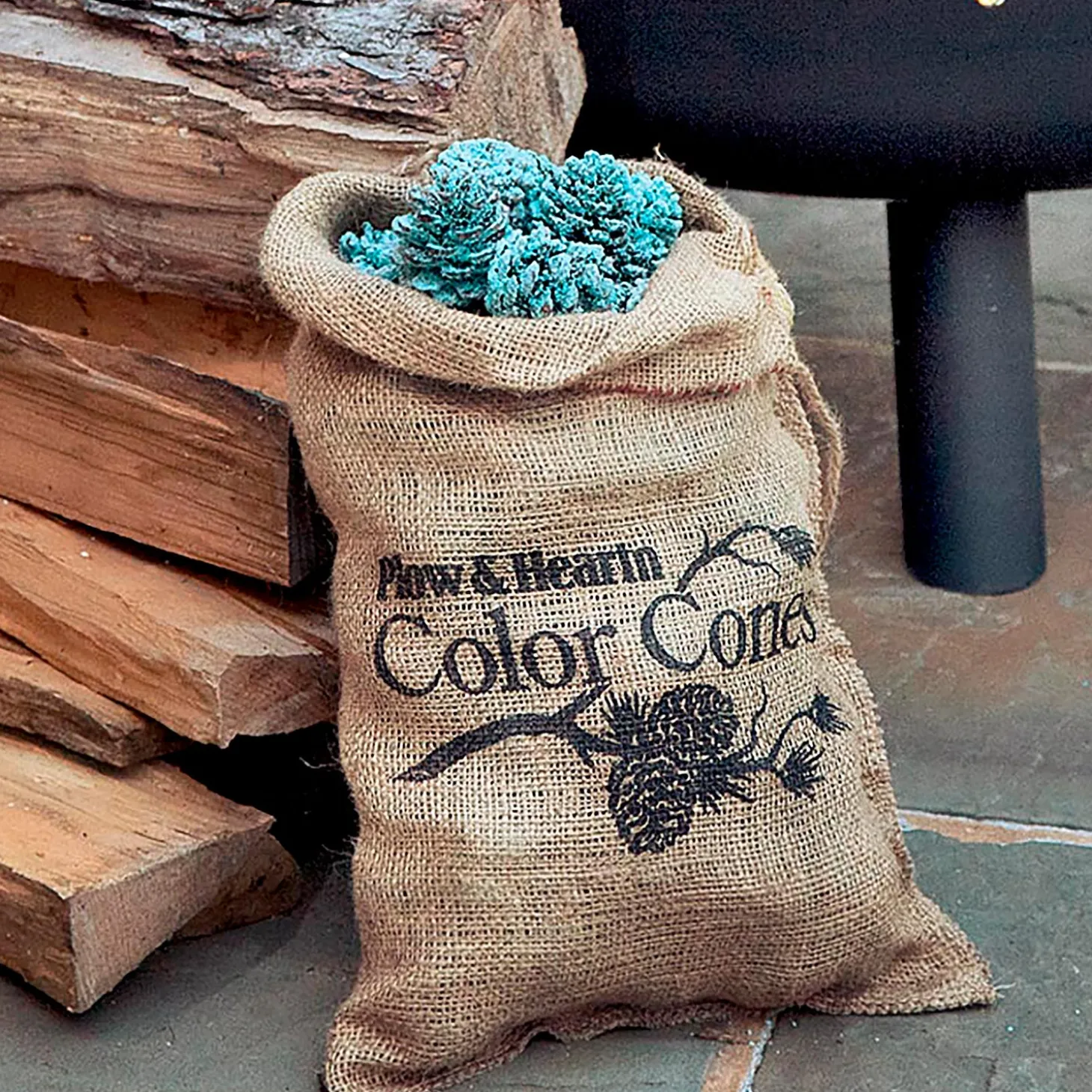 Fire Starters & Fatwood>Plow & Hearth Color-Changing Fireplace Color Cones, 5 lb. Bag