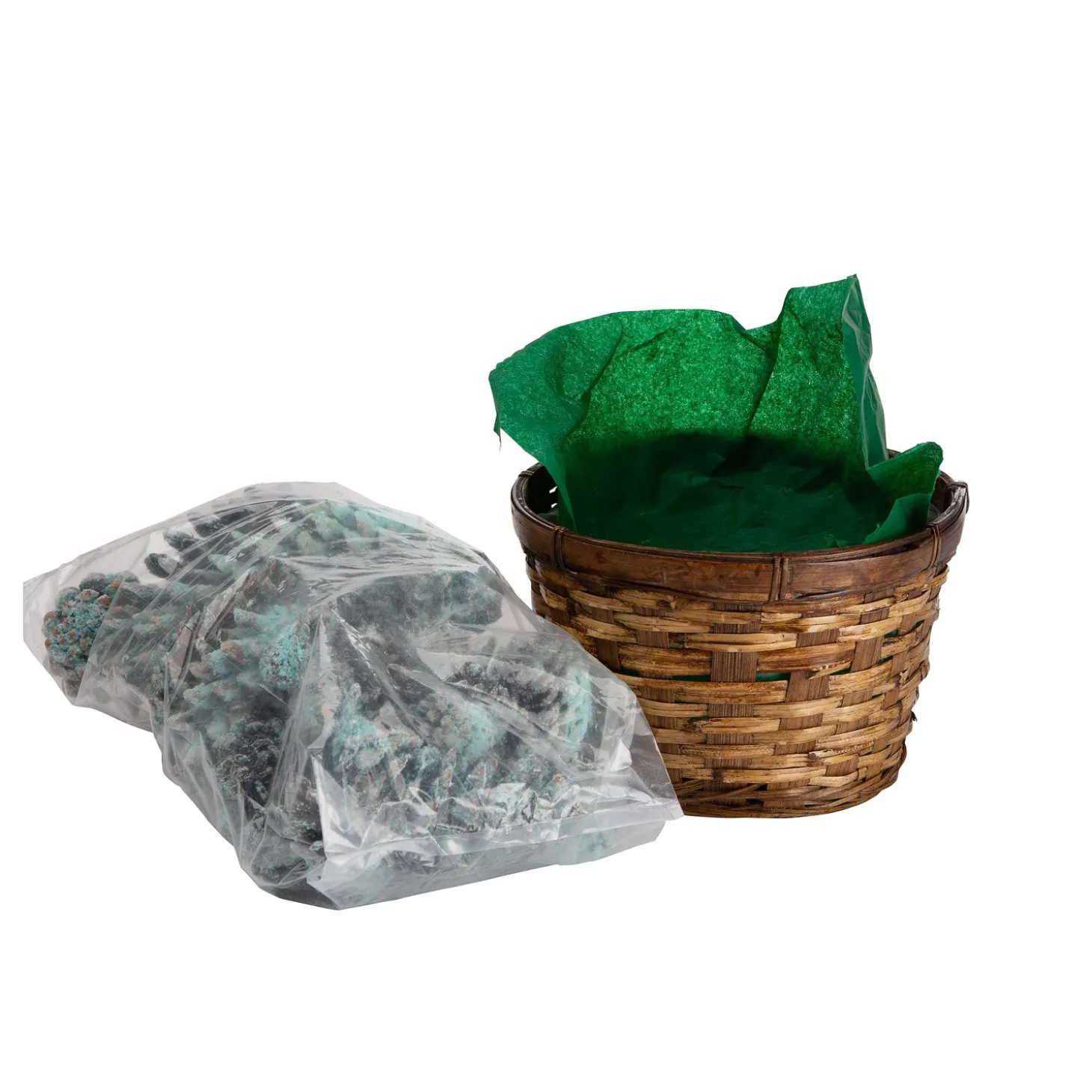 Fire Starters & Fatwood>Plow & Hearth Color-Changing Fireplace Color Cones, 1 lb. in Gift Basket