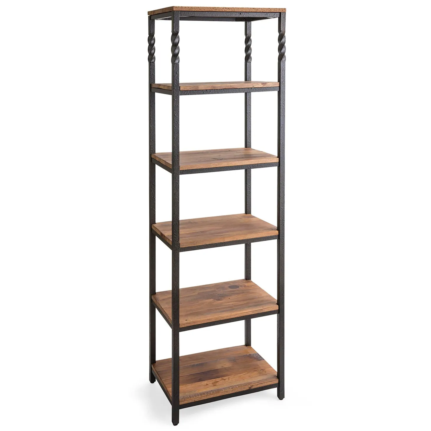 Bookshelves & Wall Shelves>Plow & Hearth Deep Creek Etagere Storage Stand with Shelves