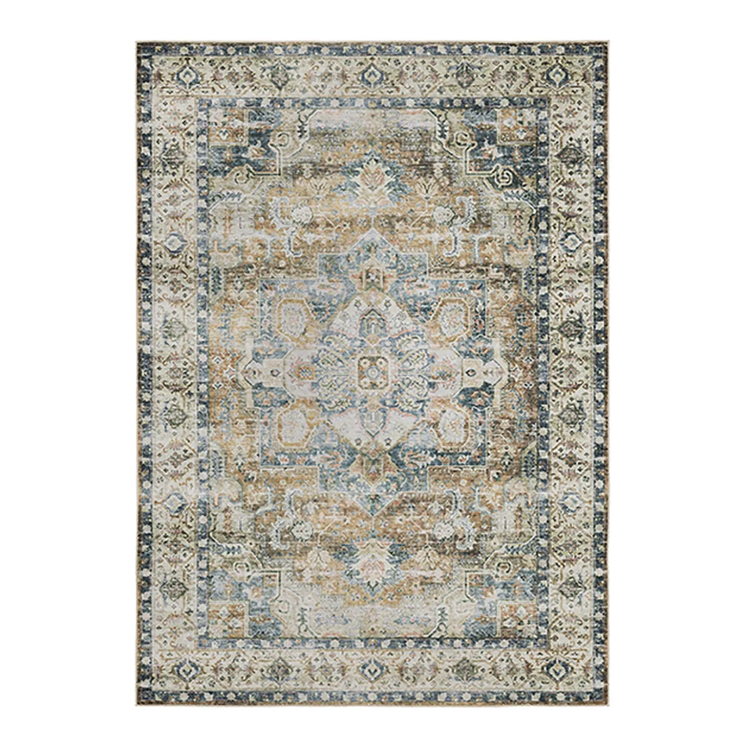Area Rugs>Plow & Hearth Desmond Autumn Splendor Polyester Rug, 2' x 8' Runner