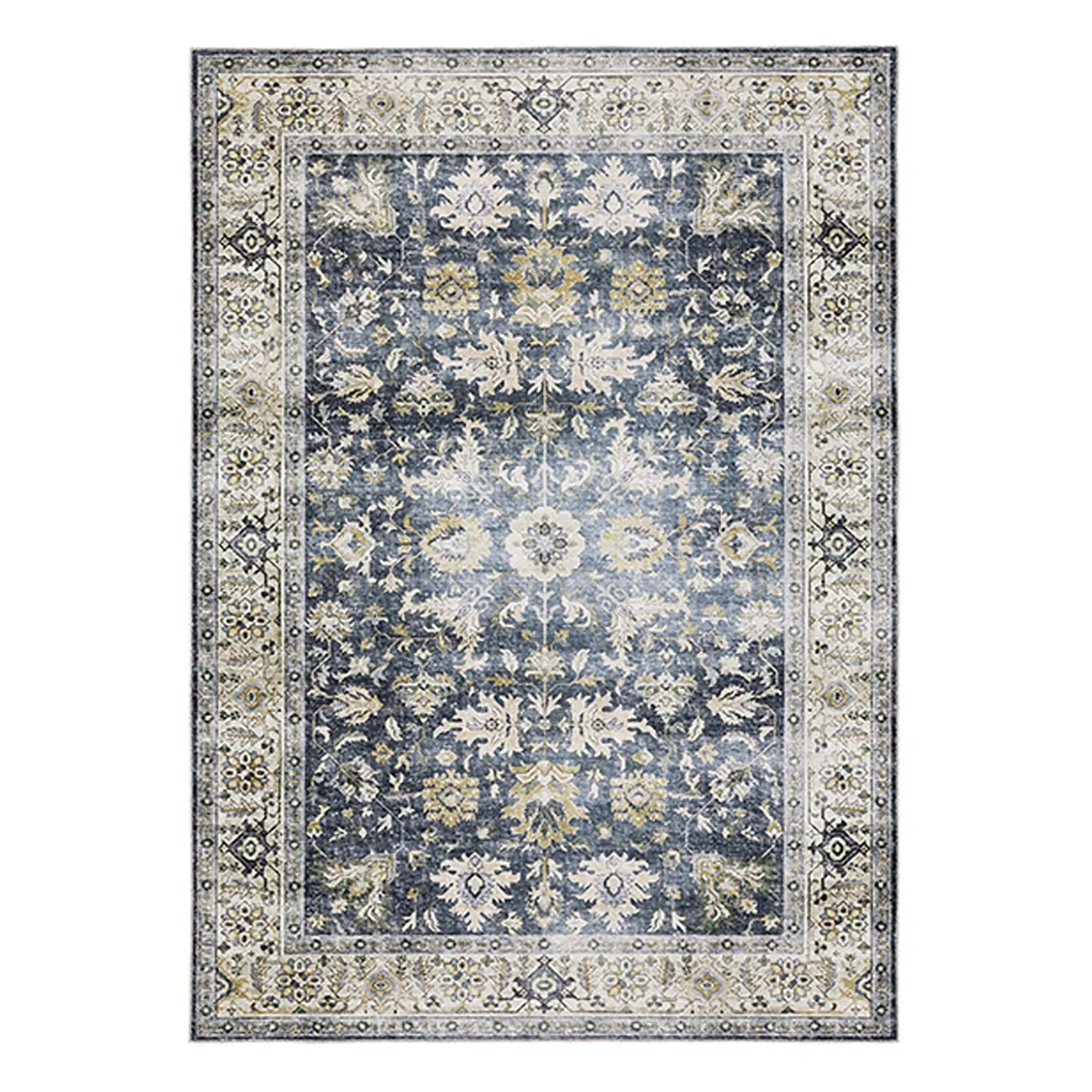 Area Rugs>Plow & Hearth Desmond Spring Splendor Polyester Rug, 3'6" x 5'6"