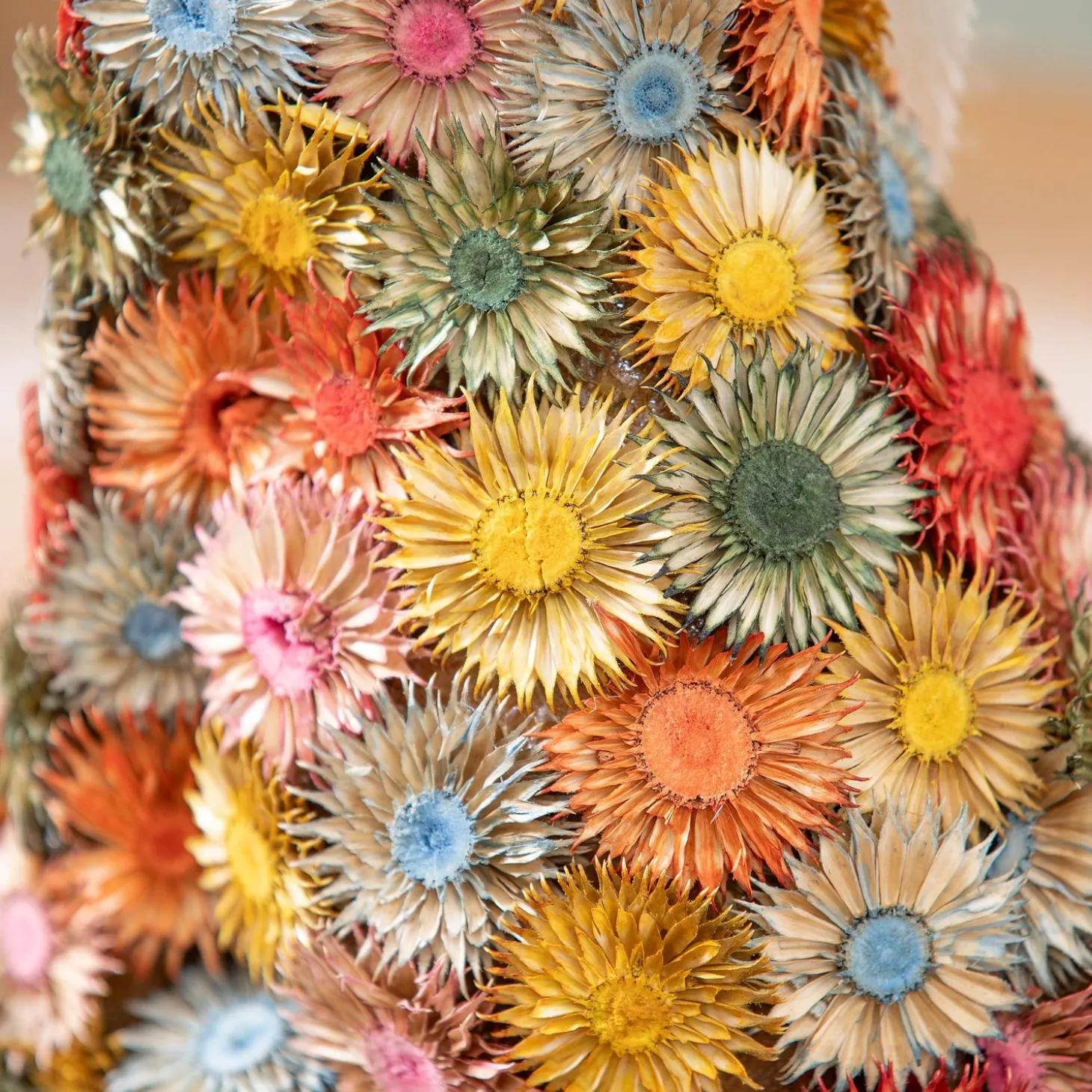 Decorative Accents>Plow & Hearth Easter Bunny Dried Floral Decor, 12"H
