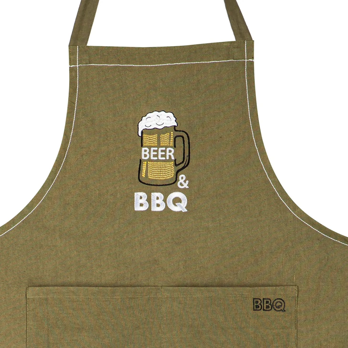 Kitchen Linens>Plow & Hearth Father's Day Grilling Gift Set, "Beer & BBQ"