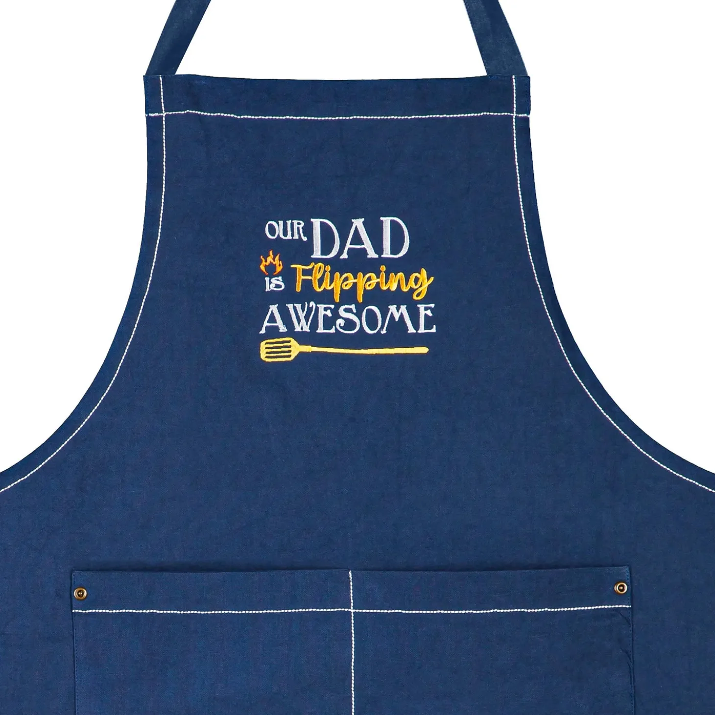 Kitchen Linens>Plow & Hearth Father's Day Grilling Gift Set, "Our Dad is Flipping Awesome"
