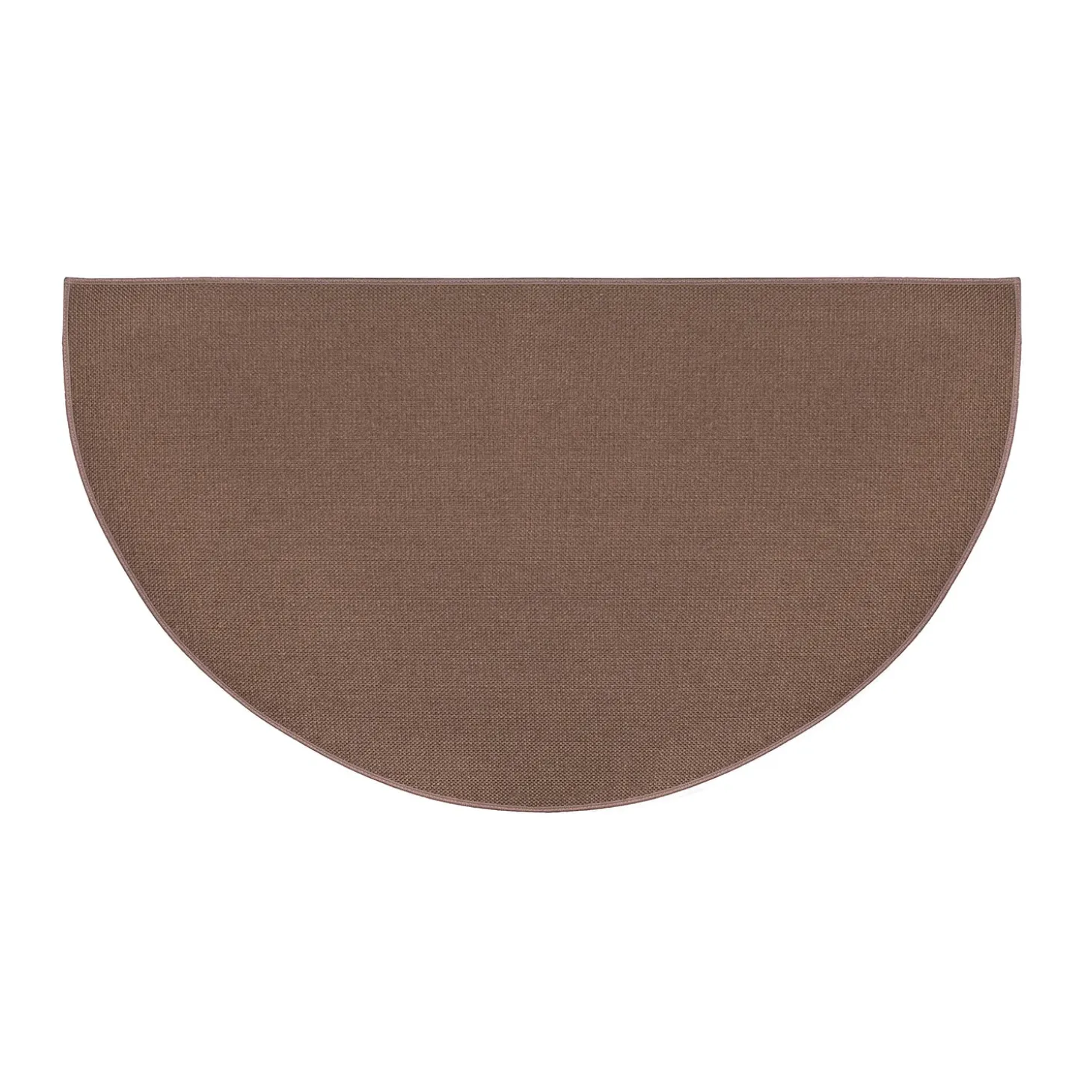 Hearth Rugs | Hearth Rugs>Plow & Hearth Flame Resistant Fiberglass Half Round Hearth Rug, 27" x 48"