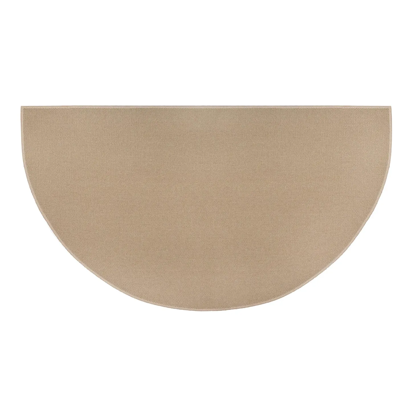 Hearth Rugs | Hearth Rugs>Plow & Hearth Flame Resistant Fiberglass Half Round Hearth Rug, 27" x 48"