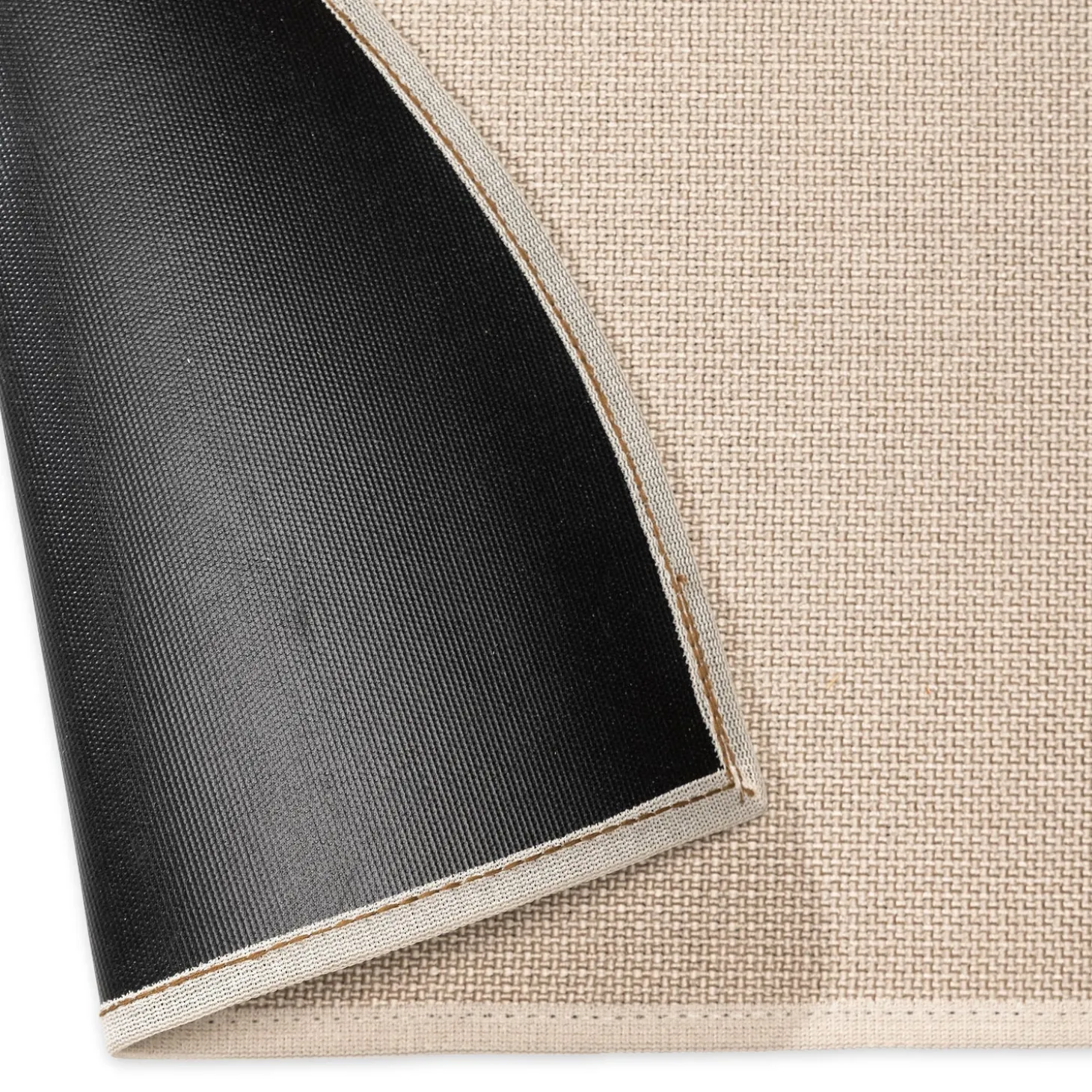 Hearth Rugs | Hearth Rugs>Plow & Hearth Flame Resistant Fiberglass Half Round Hearth Rug, 27" x 48"