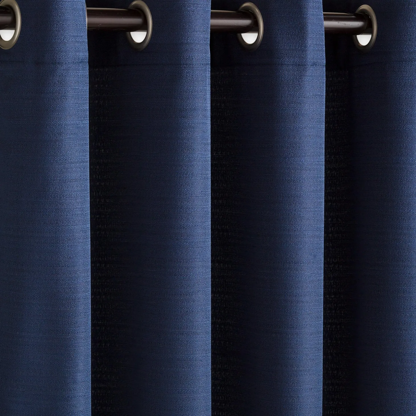Shades & Umbrellas | Outdoor Curtains>Plow & Hearth Grasscloth Outdoor Curtain Panel with Grommet Top, 54"W x 96"L