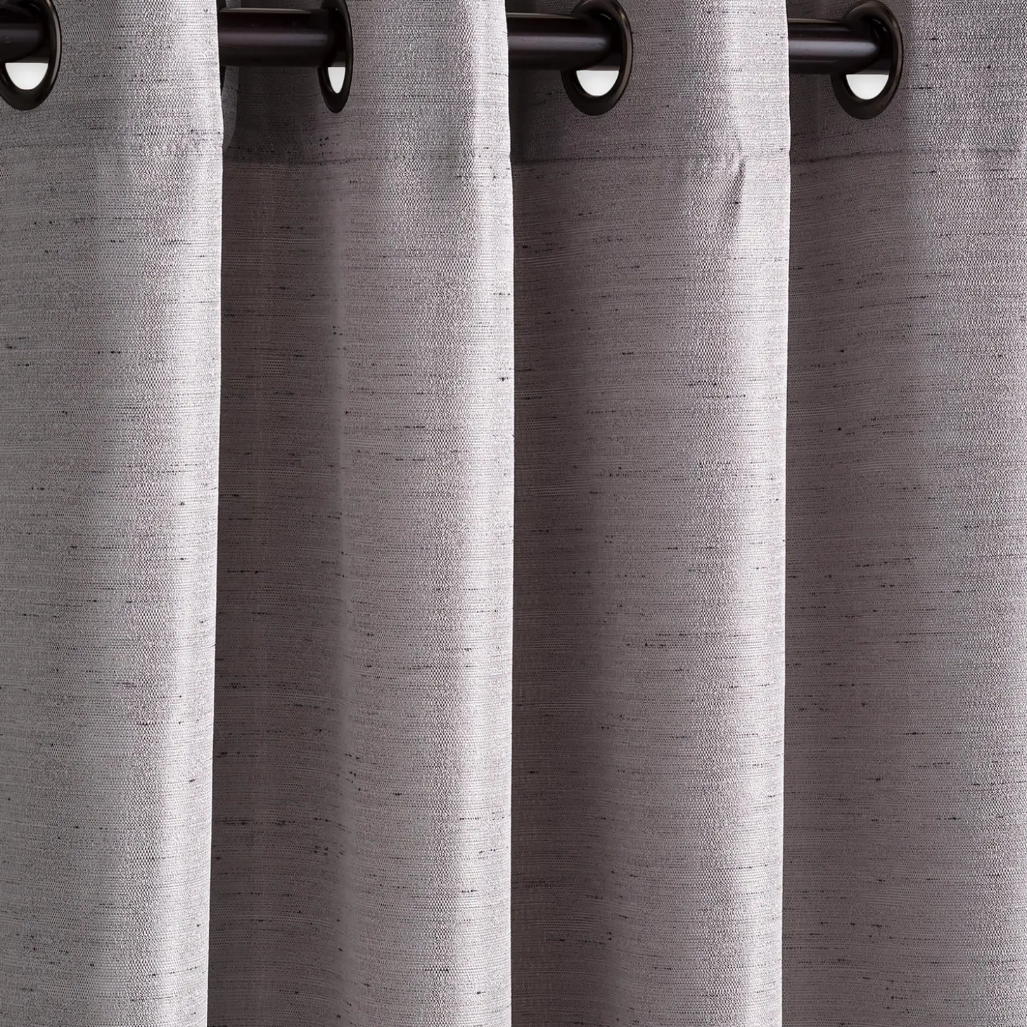 Shades & Umbrellas | Outdoor Curtains>Plow & Hearth Grasscloth Outdoor Curtain Panel with Grommet Top, 54"W x 96"L