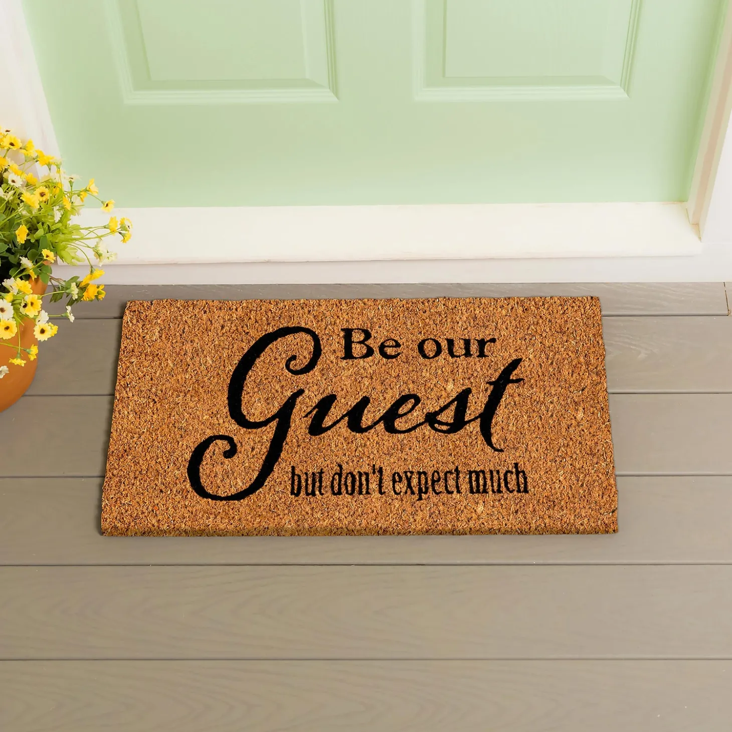Coir Mats>Plow & Hearth Guest Coir Mat