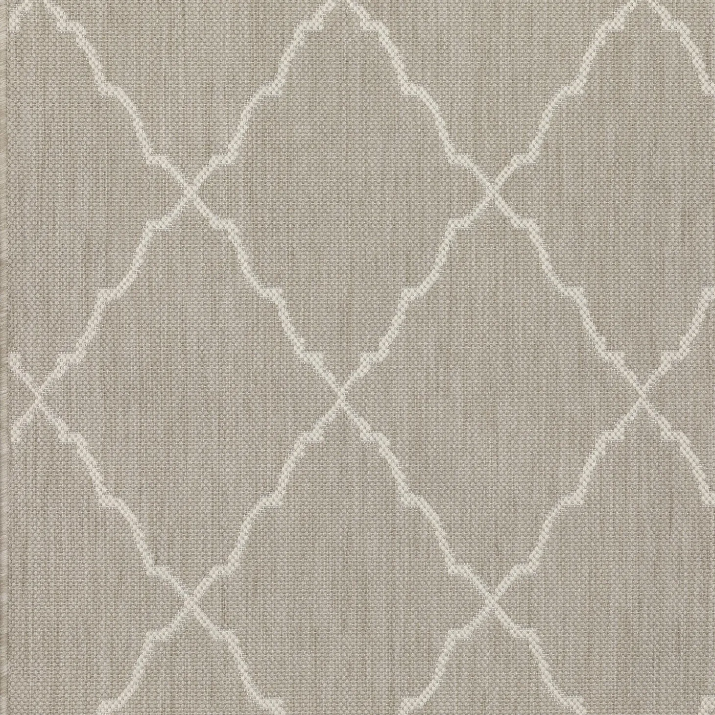 Area Rugs>Plow & Hearth Hamilton Latticework Rug, 1'10" x 7'3" Runner Gray
