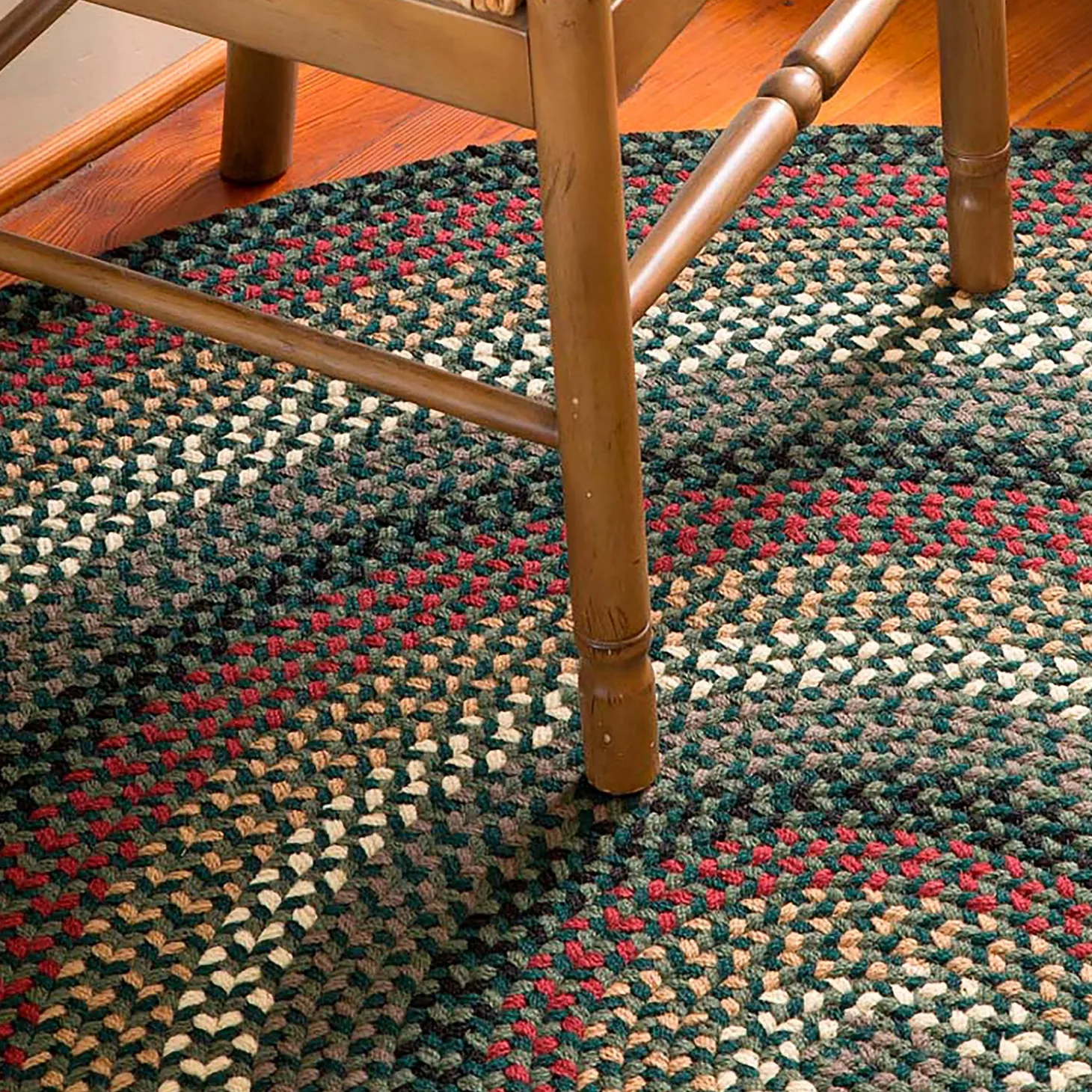 Runners>Plow & Hearth Indoor/Outdoor Braided Polypro Roanoke Runner, 2'6" x 8'6"