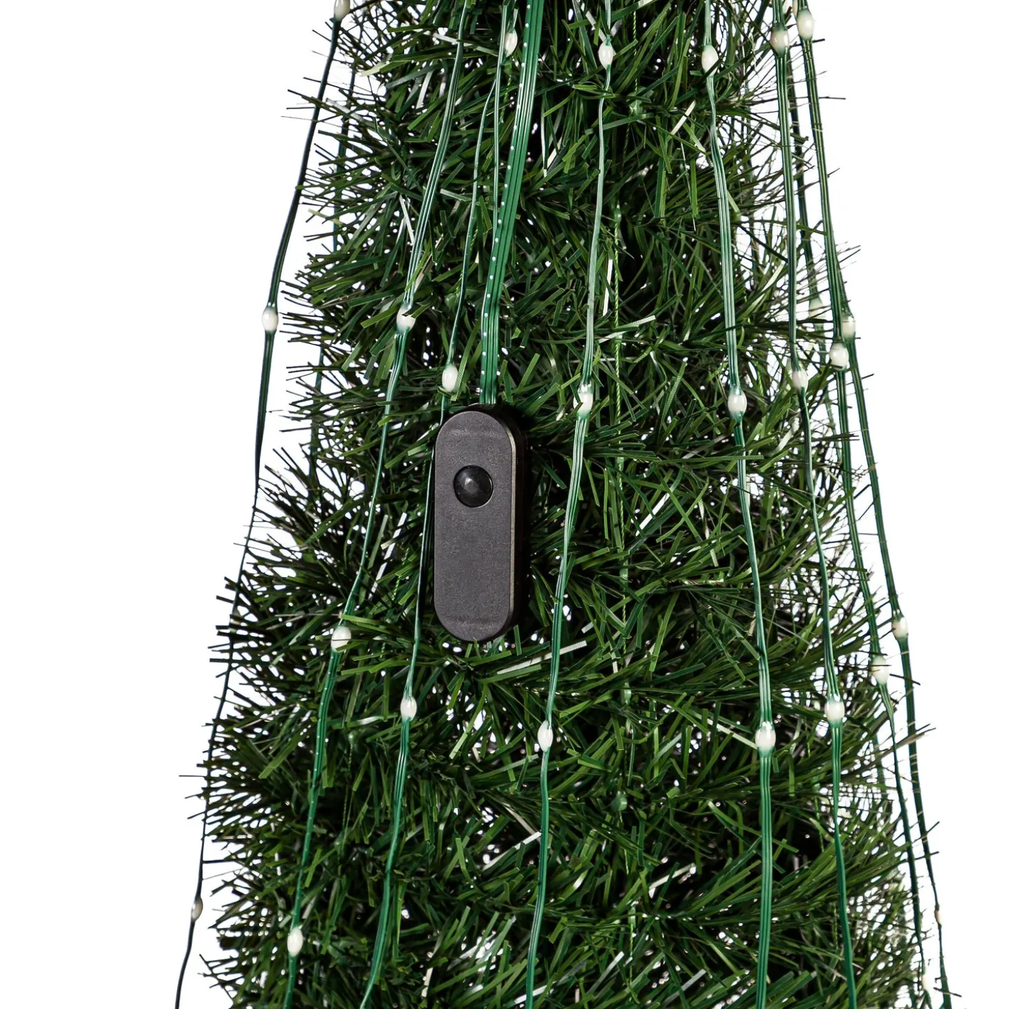 Lighted Trees & Garlands>Plow & Hearth Indoor/Outdoor Christmas Tree With Multicolor Lights, 71"