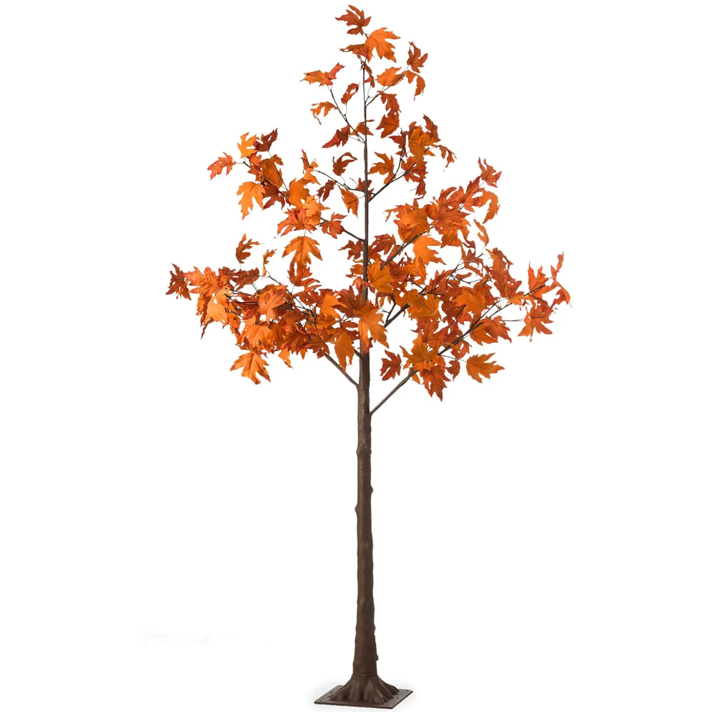 Lighted Trees & Garlands>Plow & Hearth Indoor/Outdoor Electric Lighted Maple Tree, 6'H with 96 Lights
