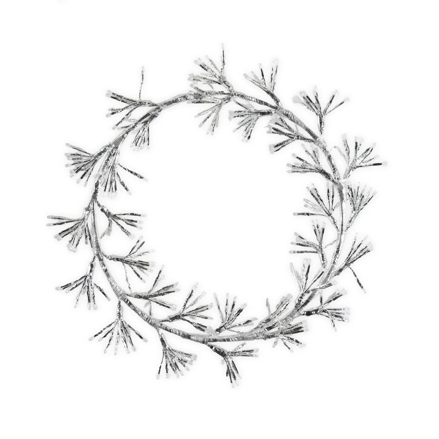 Wreaths | Lighted Accents>Plow & Hearth Indoor/Outdoor Electric Lighted Wreath Holiday Decoration