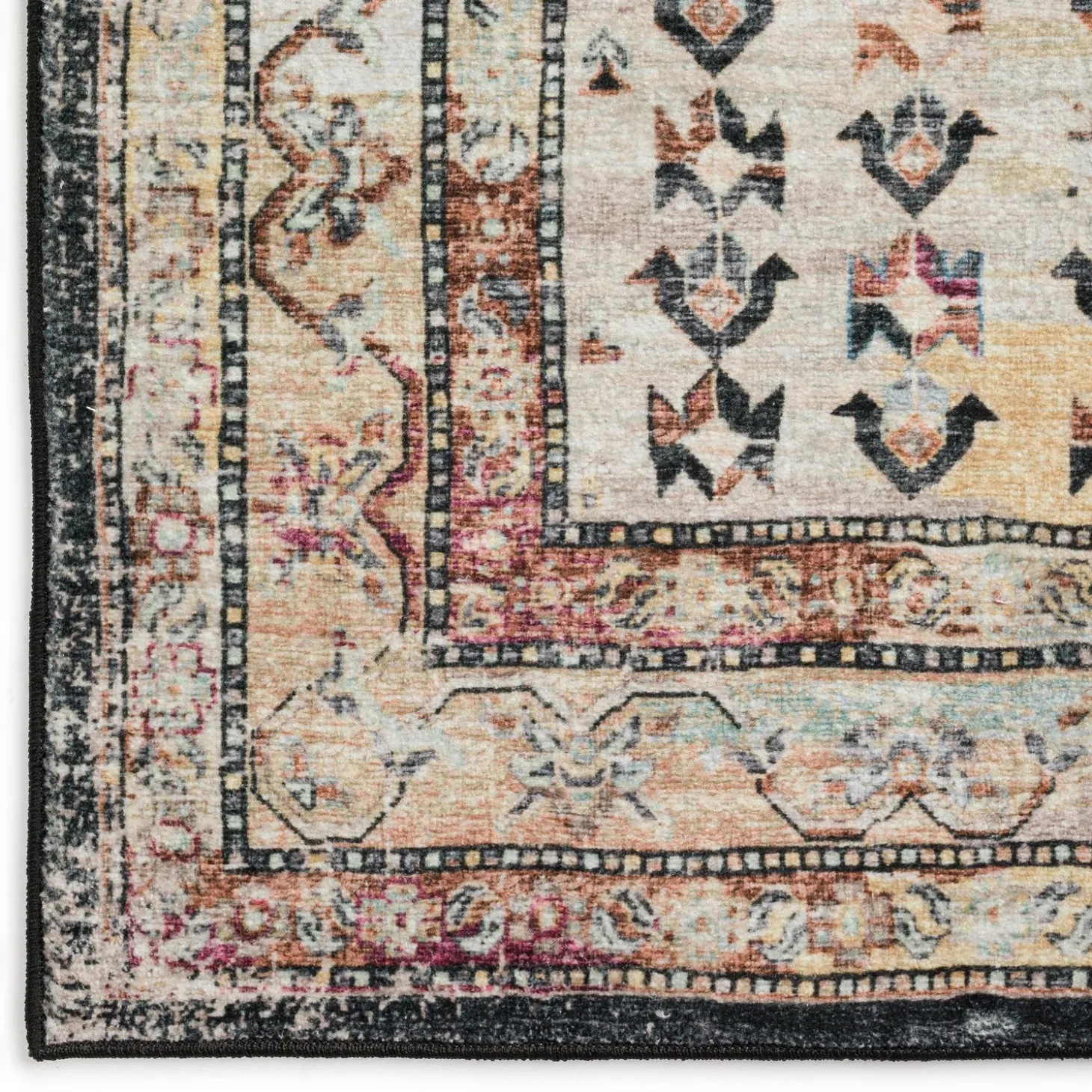 Area Rugs>Plow & Hearth Indoor/Outdoor Graves Mill Harlequin Rug, 2'6" x 10' Runner