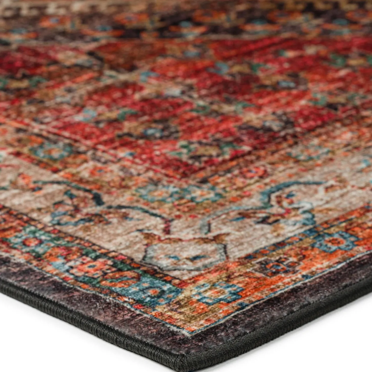 Area Rugs>Plow & Hearth Indoor/Outdoor Graves Mill Harlequin Rug, 2'6" x 8' Runner