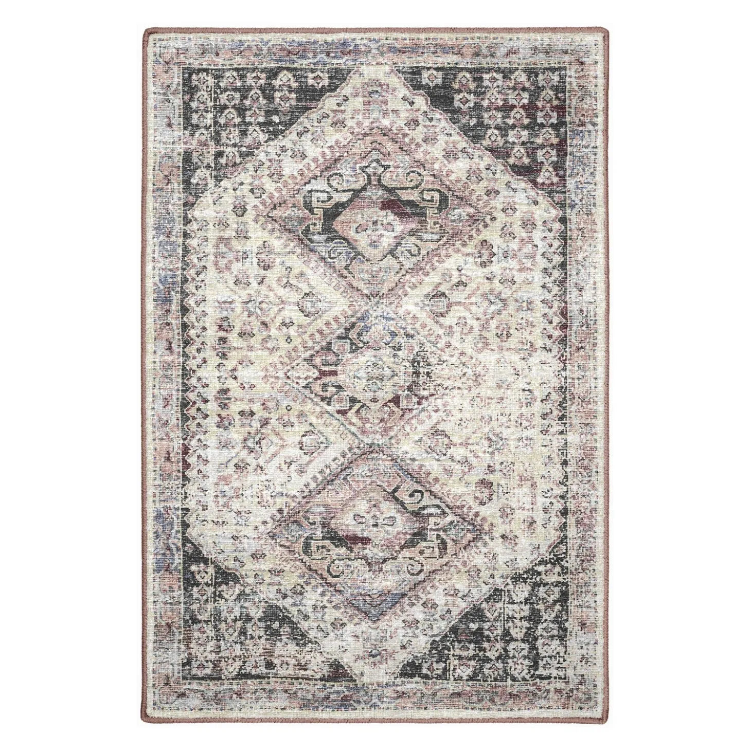 Area Rugs>Plow & Hearth Indoor/Outdoor Graves Mill Harlequin Rug, 2'6" x 10' Runner