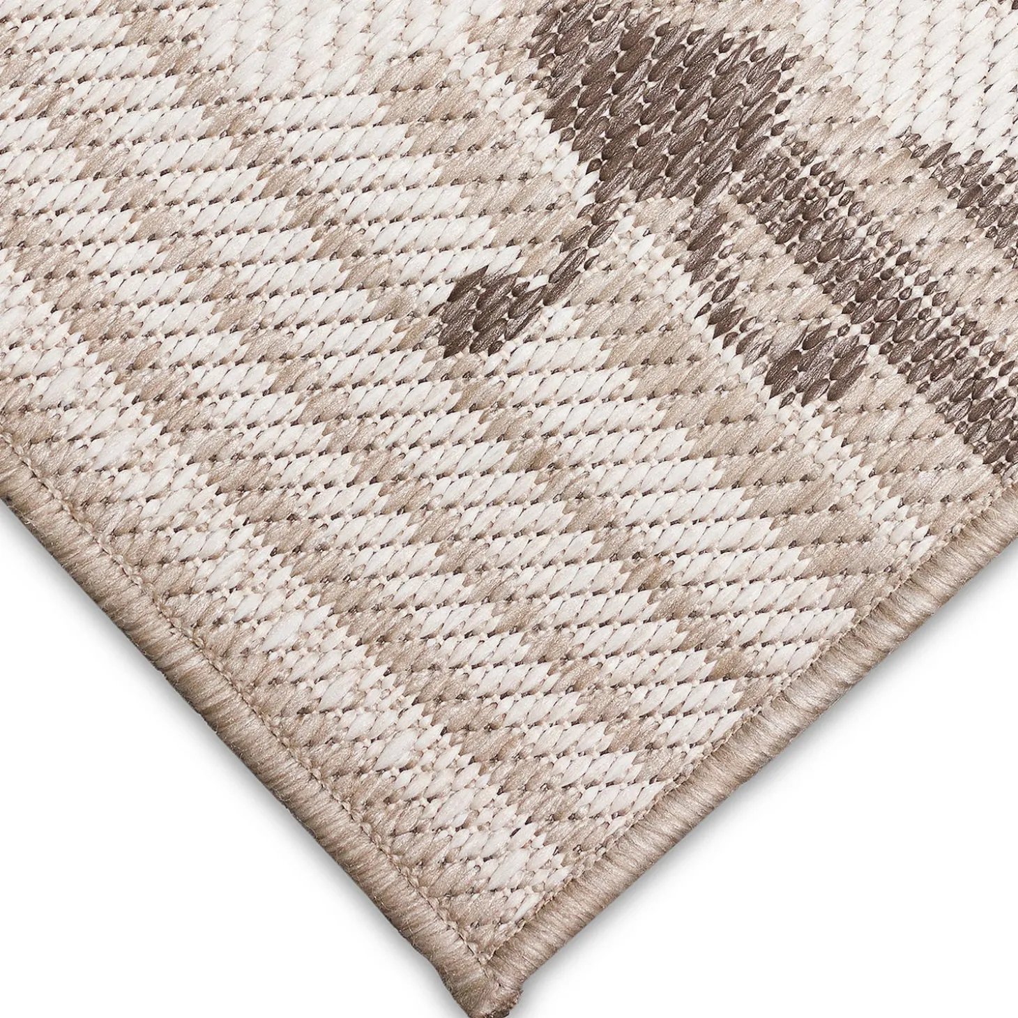 Area Rugs>Plow & Hearth Indoor/Outdoor Honey Bees Rug, 4'10" x 7'6"