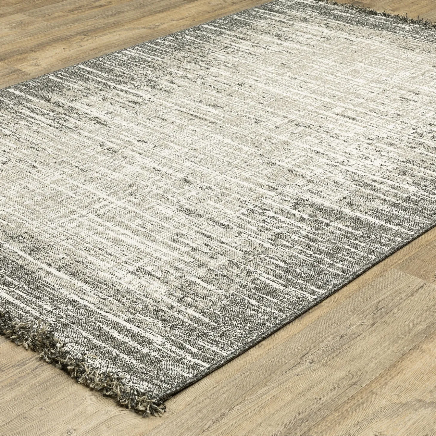 Area Rugs>Plow & Hearth Indoor/Outdoor Huntington Erase Polypropylene Rug, 6'7" x 9'2"