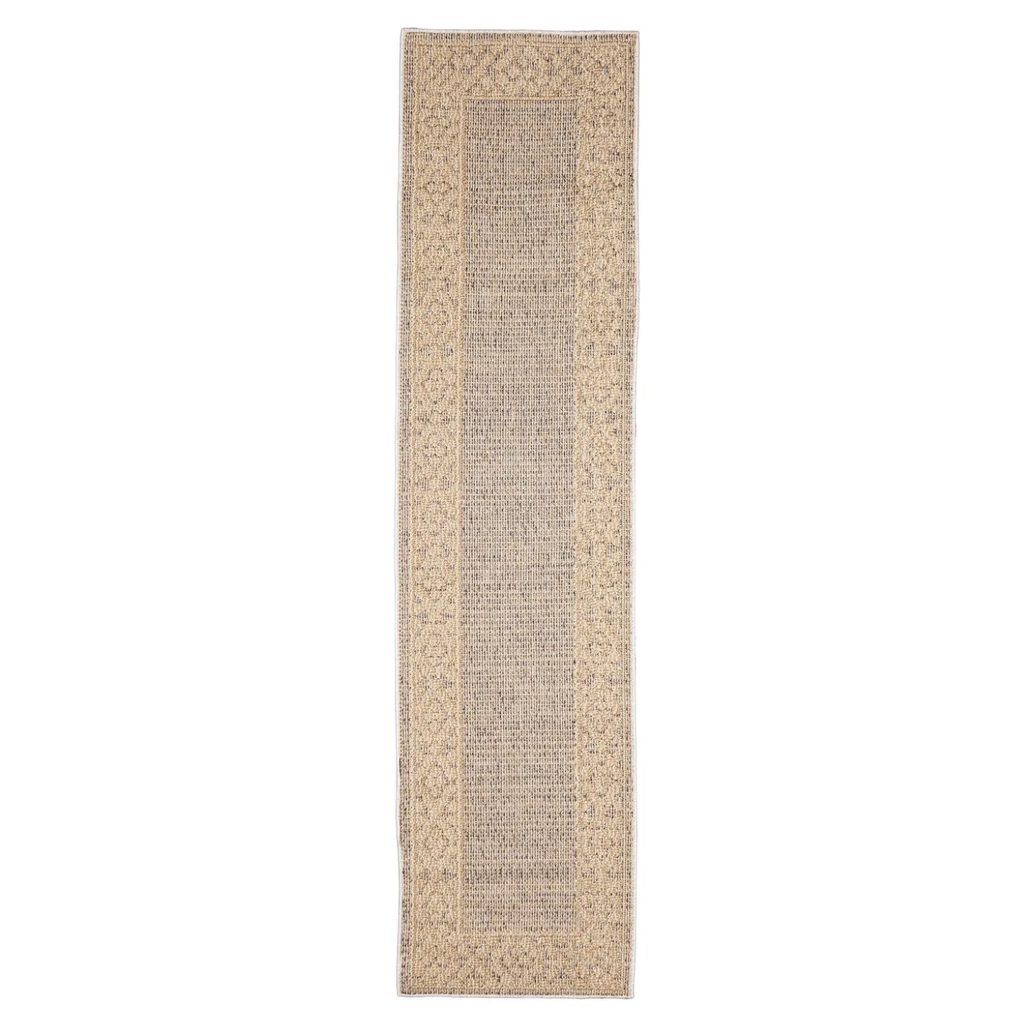 Area Rugs>Plow & Hearth Indoor/Outdoor Kitty Hawk Border Rug, 6'9" x 9'4"