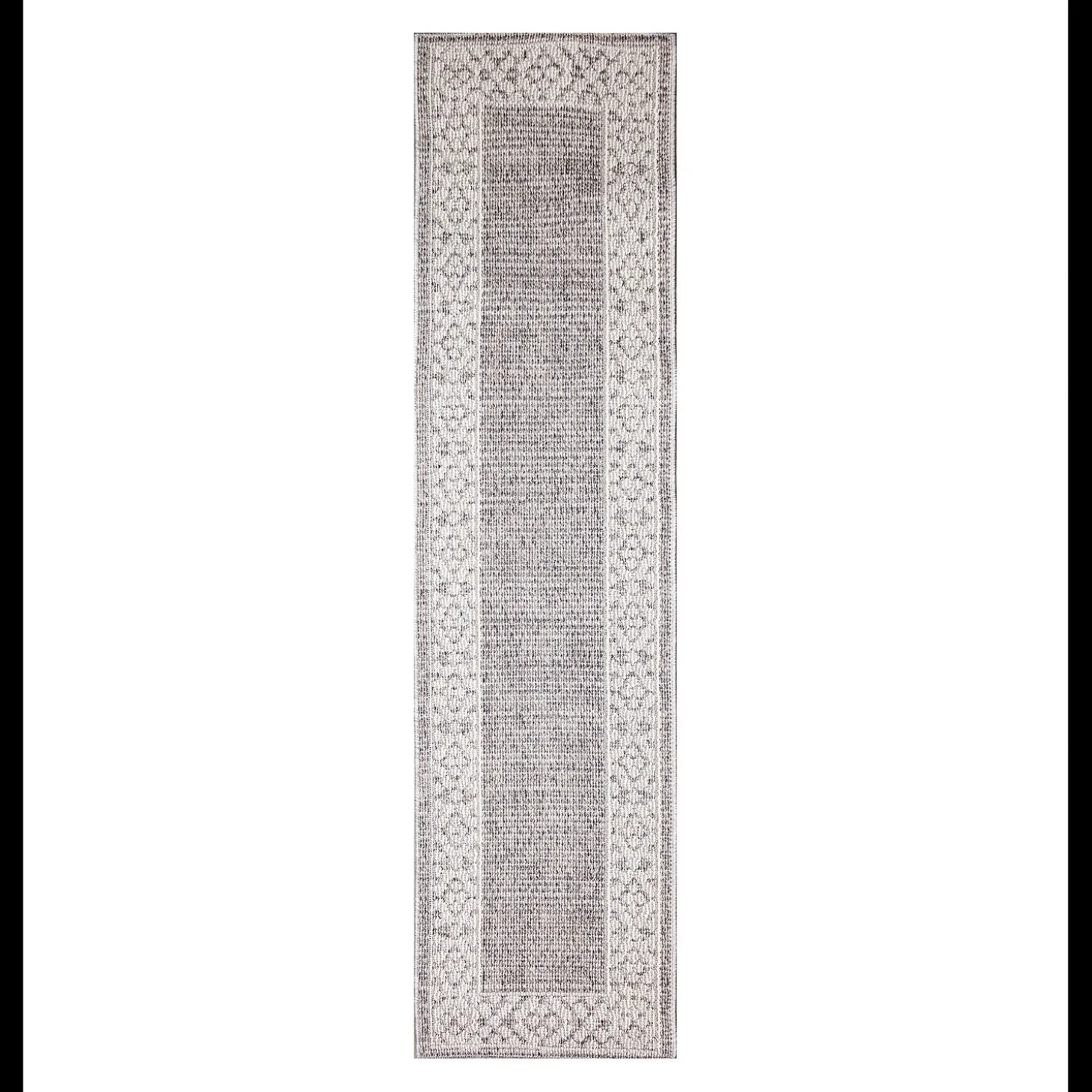 Area Rugs>Plow & Hearth Indoor/Outdoor Kitty Hawk Border Rug, 5'3" x 7'3"