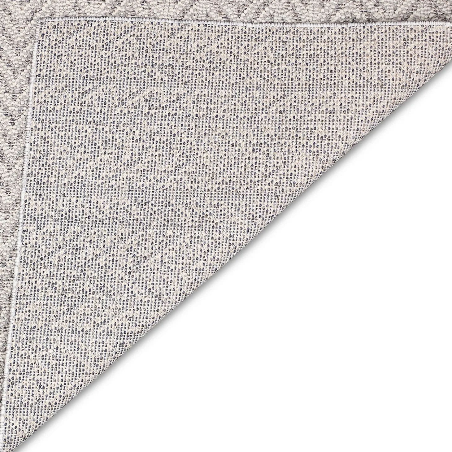 Area Rugs>Plow & Hearth Indoor/Outdoor Kitty Hawk Chevron Rug, 5'3" x 7'3" Silver