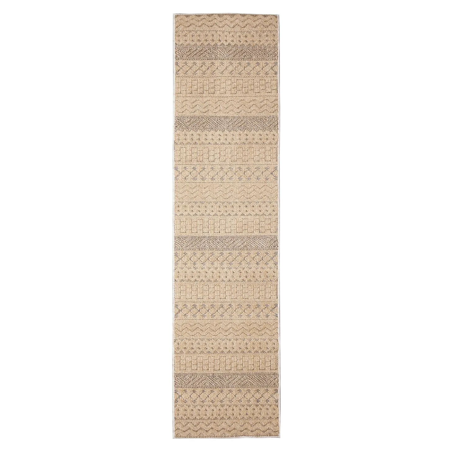 Area Rugs>Plow & Hearth Indoor/Outdoor Kitty Hawk Striped Rug, 5'3" x 7'3"