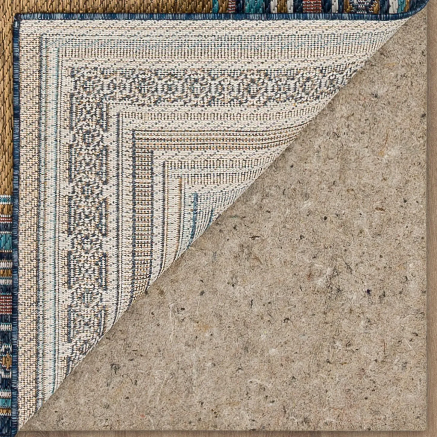Area Rugs>Plow & Hearth Indoor/Outdoor La Grange Border Polypropylene Rug, 10' x 13'
