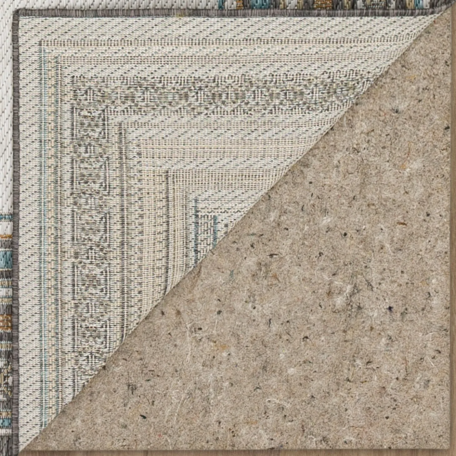 Area Rugs>Plow & Hearth Indoor/Outdoor La Grange Border Polypropylene Rug, 2'5" x 6' Runner Green