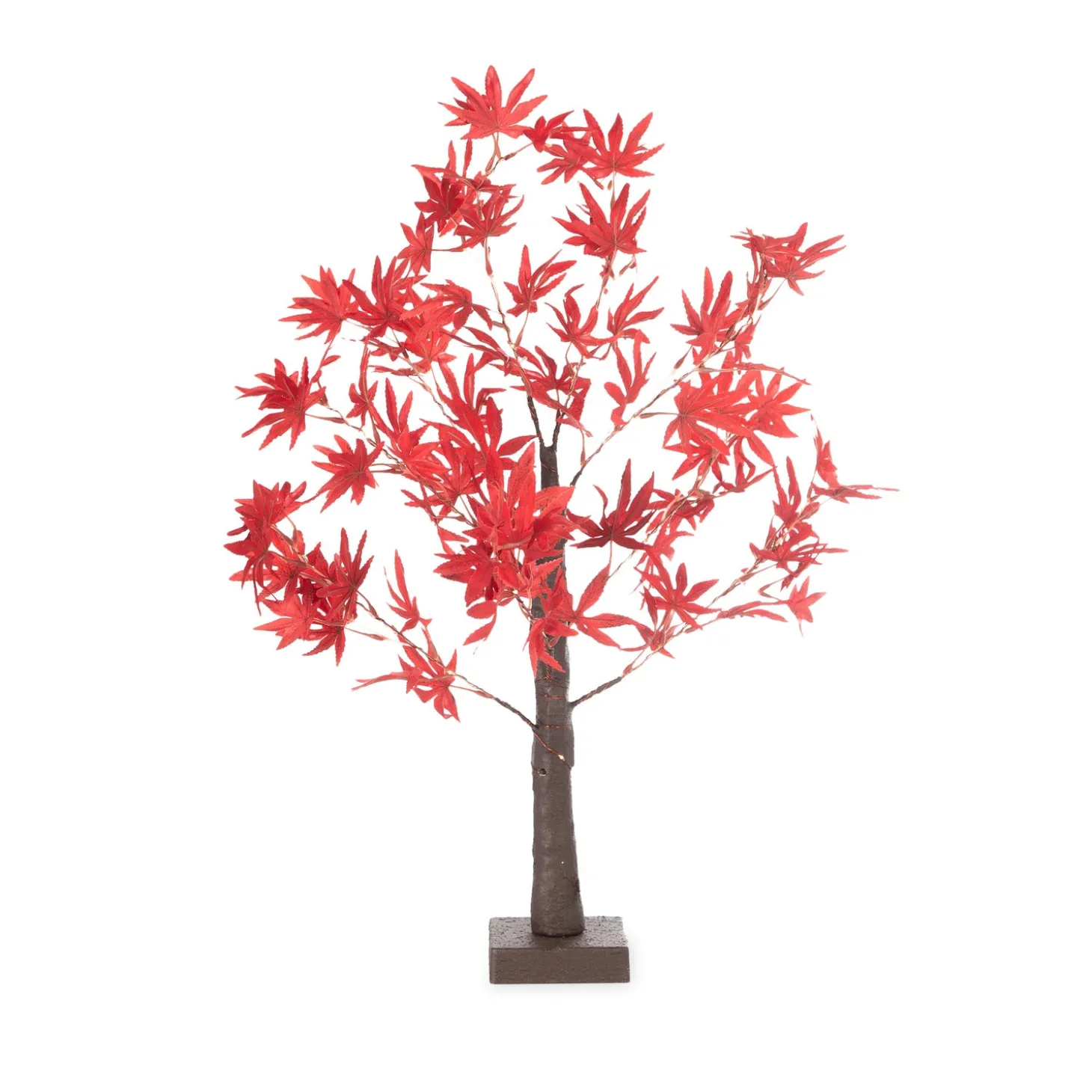 Lighted Trees & Garlands>Plow & Hearth Indoor/Outdoor Lighted Tabletop Japanese Maple Tree with 40 Lights