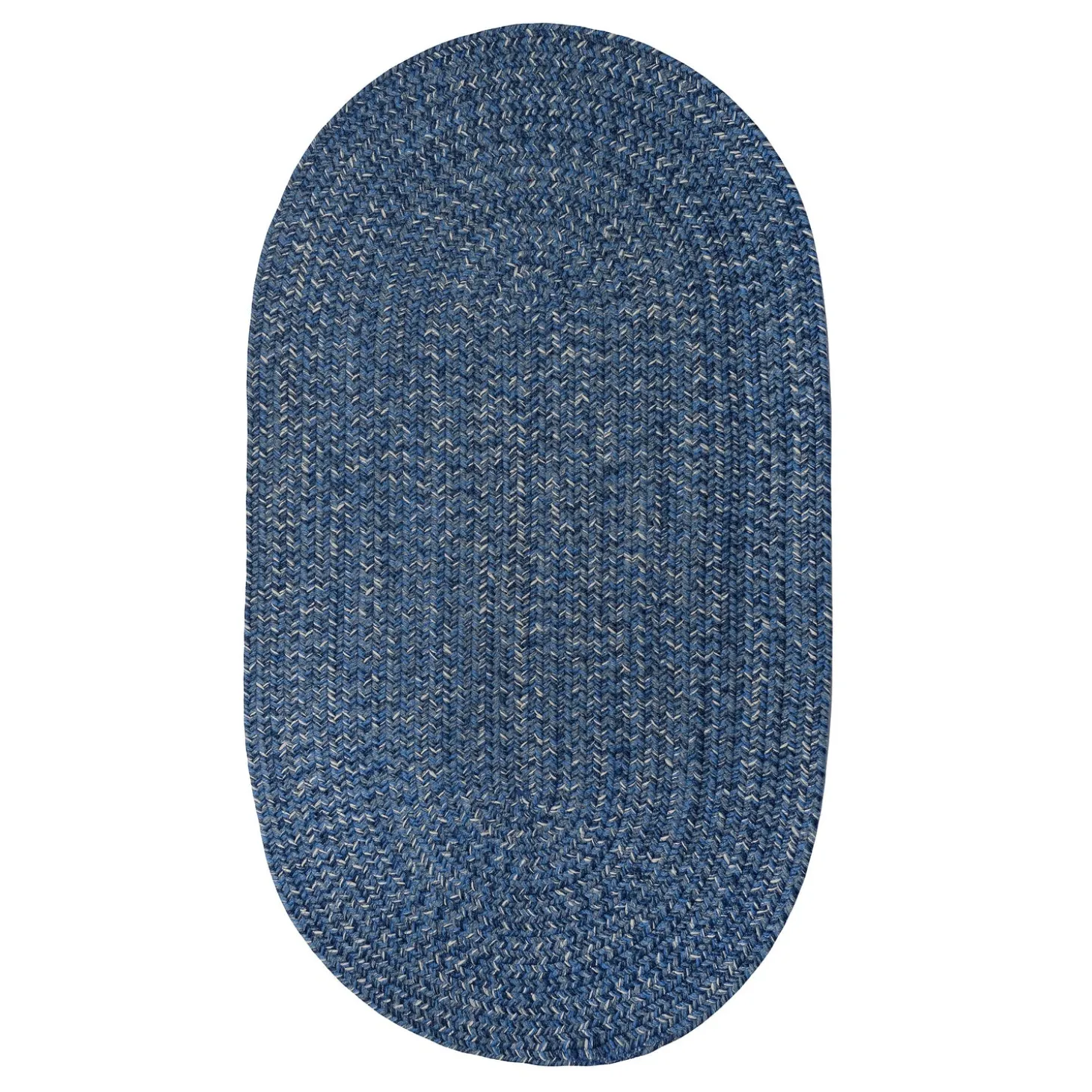 Area Rugs>Plow & Hearth Indoor/Outdoor Oval Pine Creek Braided Polypropylene Rug, 4' x 6'