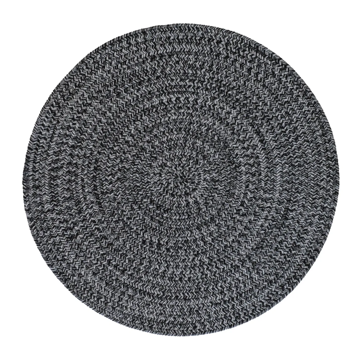 Area Rugs>Plow & Hearth Indoor/Outdoor Oval Pine Creek Braided Polypropylene Rug, 5'6" Round