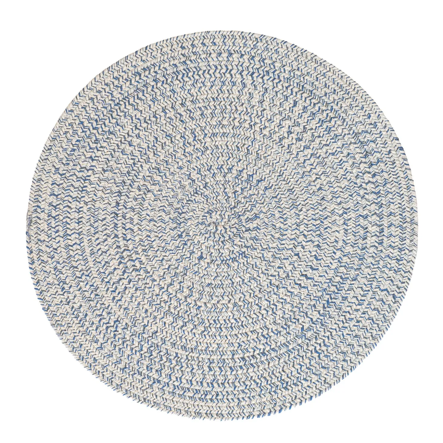 Area Rugs>Plow & Hearth Indoor/Outdoor Oval Pine Creek Braided Polypropylene Rug, 5'6" Round