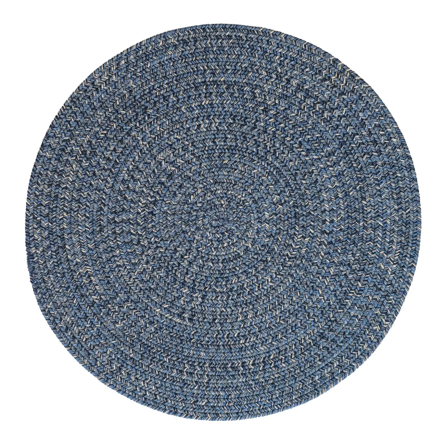 Area Rugs>Plow & Hearth Indoor/Outdoor Oval Pine Creek Braided Polypropylene Rug, 5'6" Round