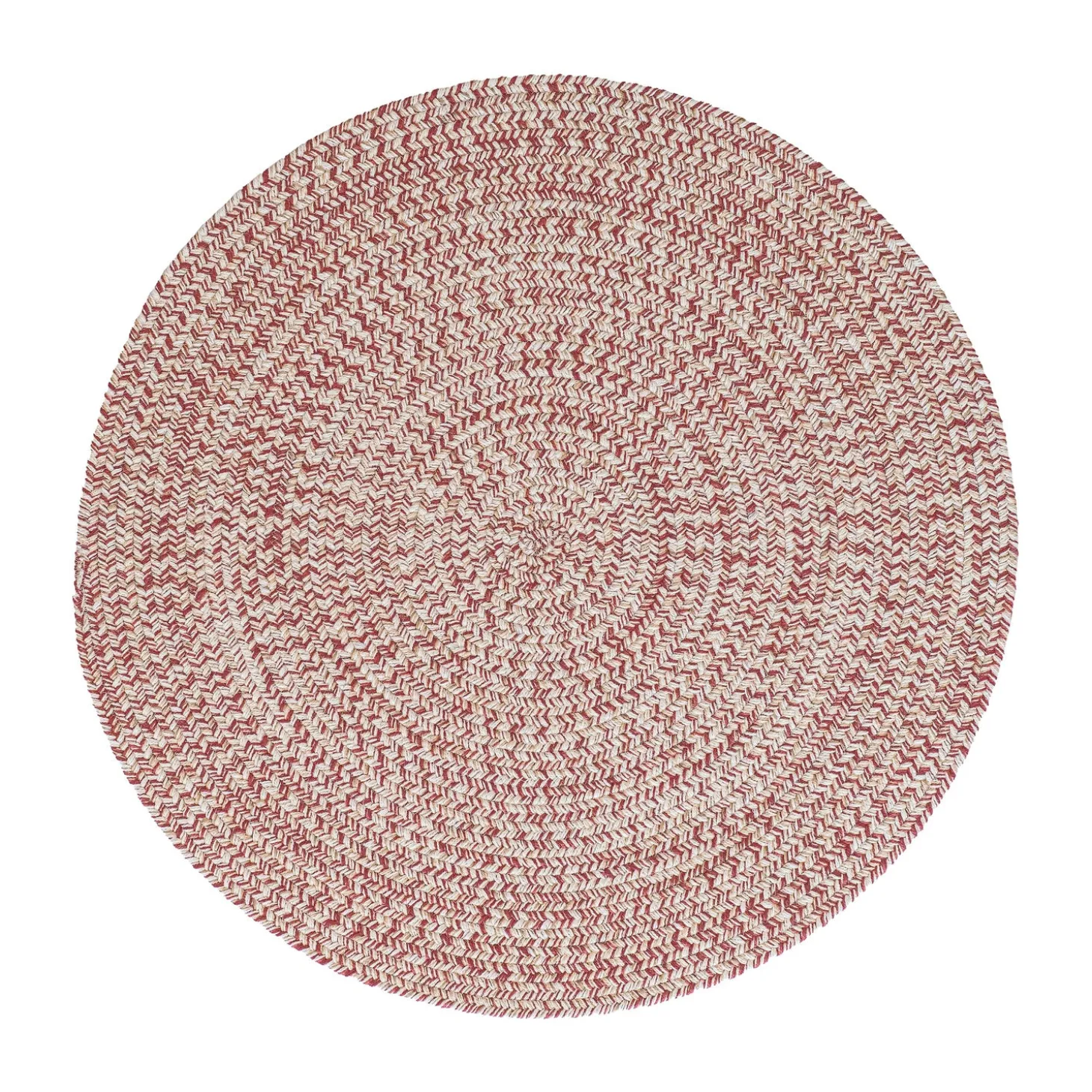 Area Rugs>Plow & Hearth Indoor/Outdoor Oval Pine Creek Braided Polypropylene Rug, 5'6" Round