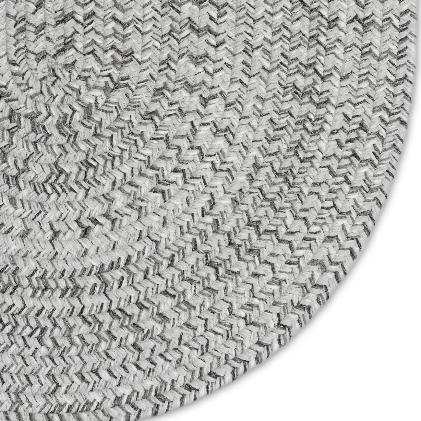 Area Rugs>Plow & Hearth Indoor/Outdoor Oval Pine Creek Braided Polypropylene Rug, 2'7" x 9' Runner
