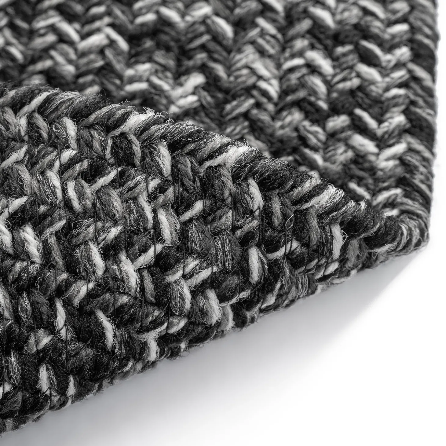 Area Rugs>Plow & Hearth Indoor/Outdoor Oval Pine Creek Braided Polypropylene Rug, 2'7" x 9' Runner