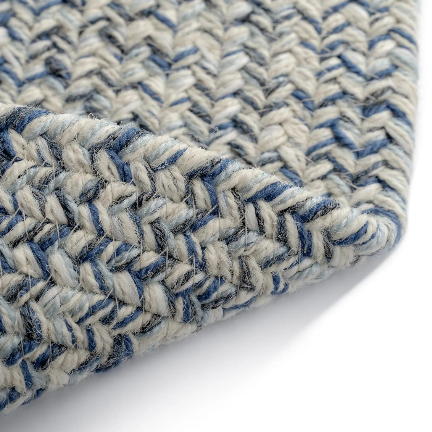 Area Rugs>Plow & Hearth Indoor/Outdoor Oval Pine Creek Braided Polypropylene Rug, 2'7" x 9' Runner