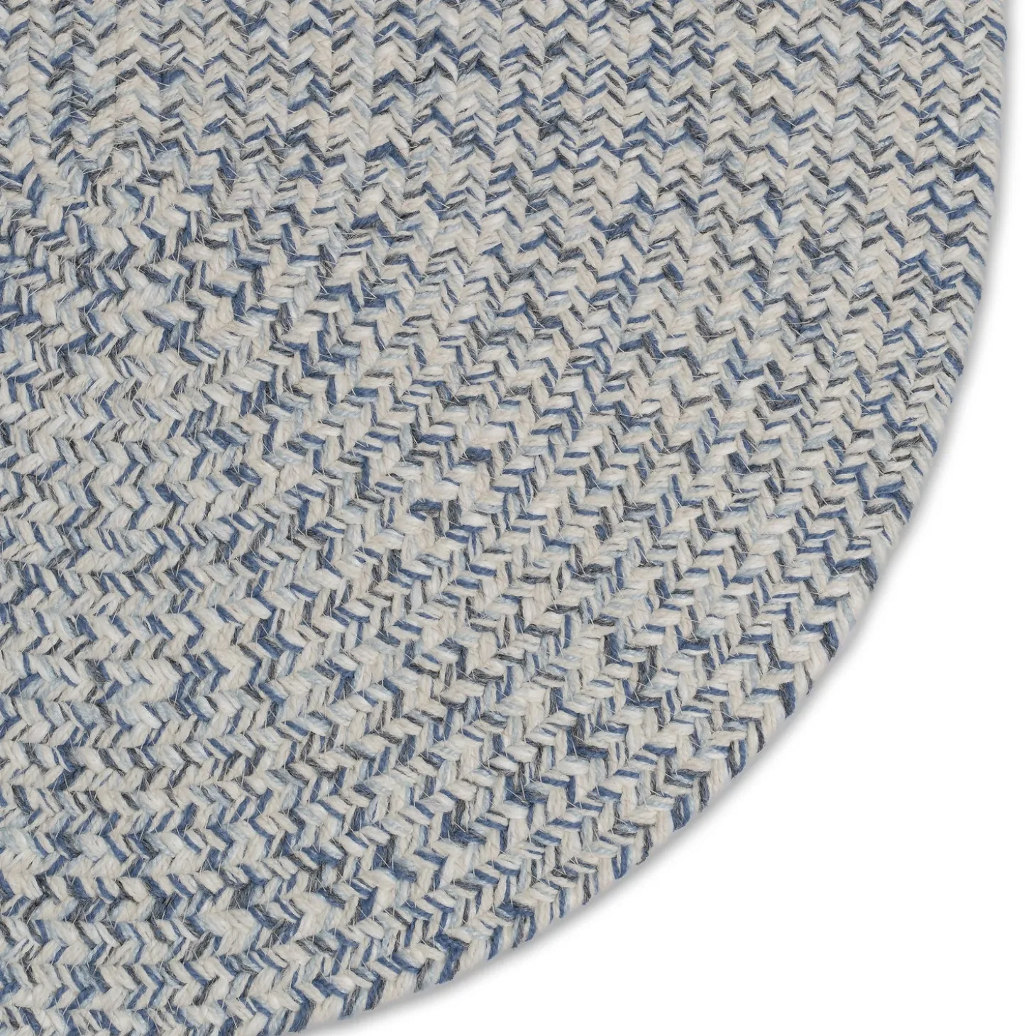Area Rugs>Plow & Hearth Indoor/Outdoor Oval Pine Creek Braided Polypropylene Rug, 2'7" x 9' Runner