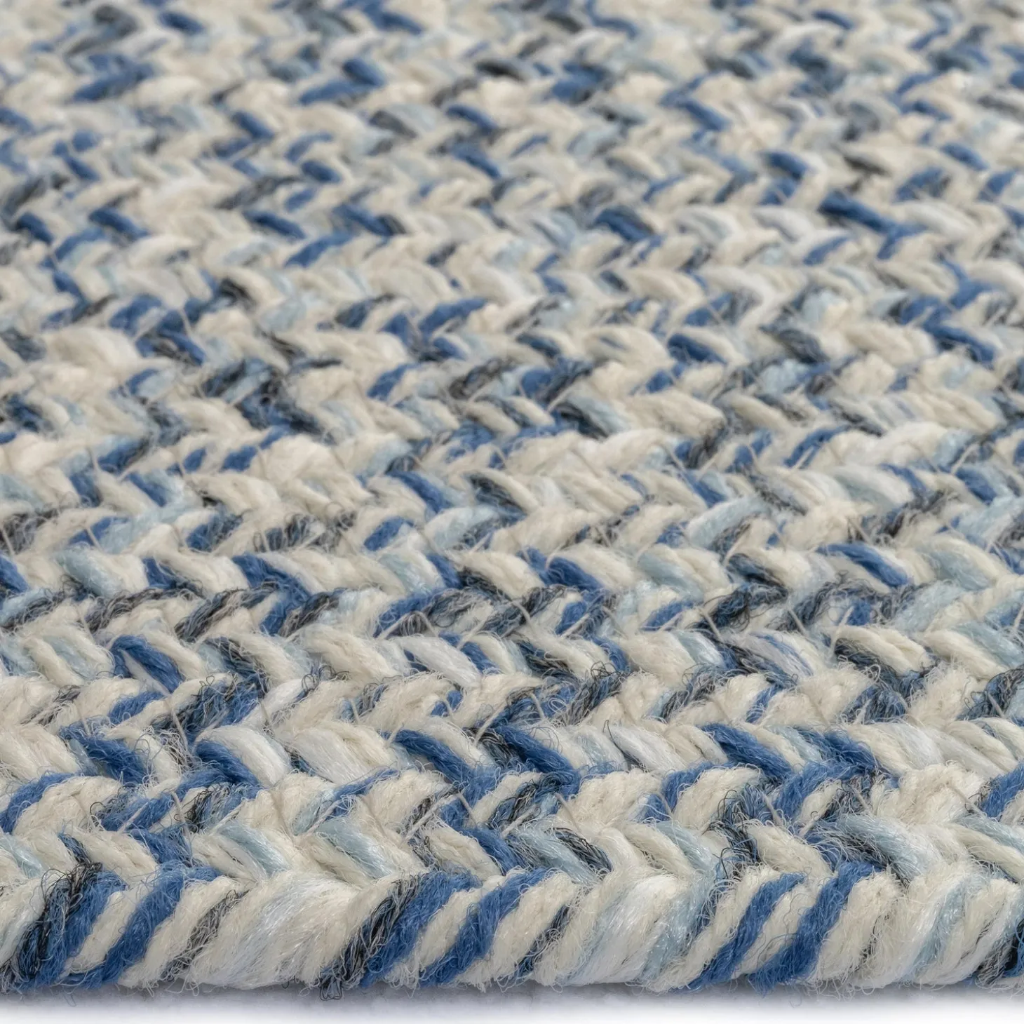 Area Rugs>Plow & Hearth Indoor/Outdoor Oval Pine Creek Braided Polypropylene Rug, 2'7" x 9' Runner